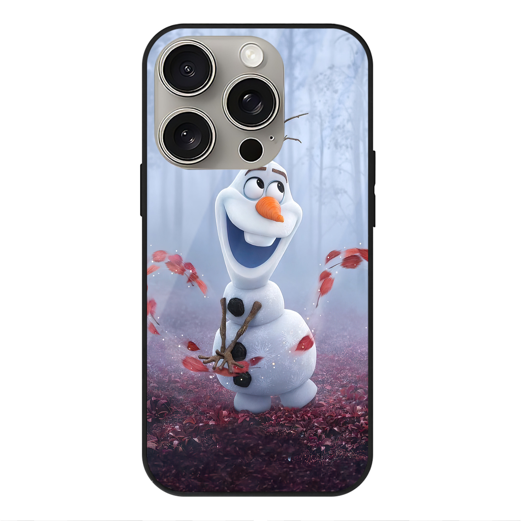 （画像用） アナと雪の女王 アンナ エルサ Frozen Anna Elsa 【iPhone15Pro対応】スマホケース 耐衝撃＆黄変防止 背面ガラス