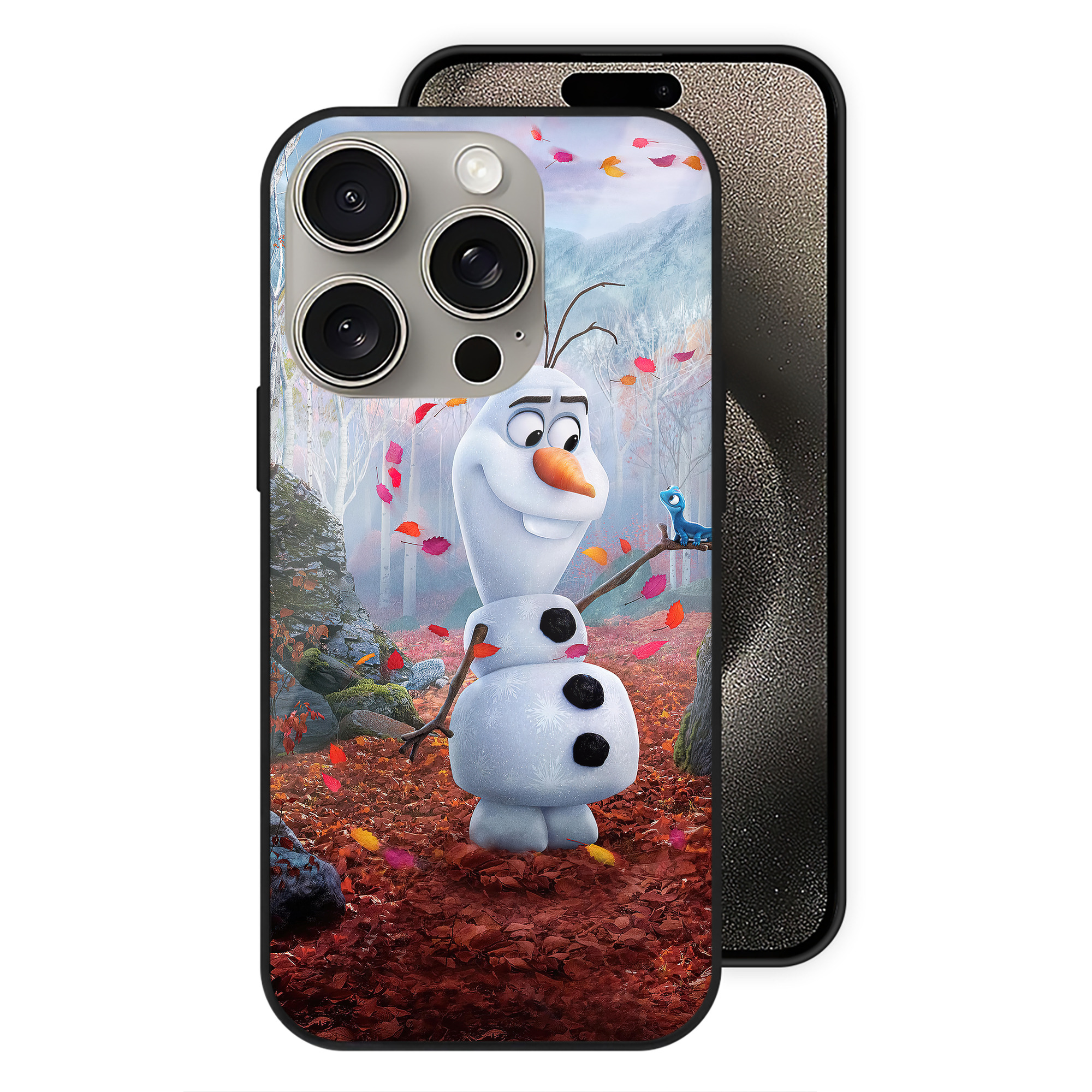 （画像用） アナと雪の女王 アンナ エルサ Frozen Anna Elsa 【iPhone15Pro対応】スマホケース 耐衝撃＆黄変防止 背面ガラス