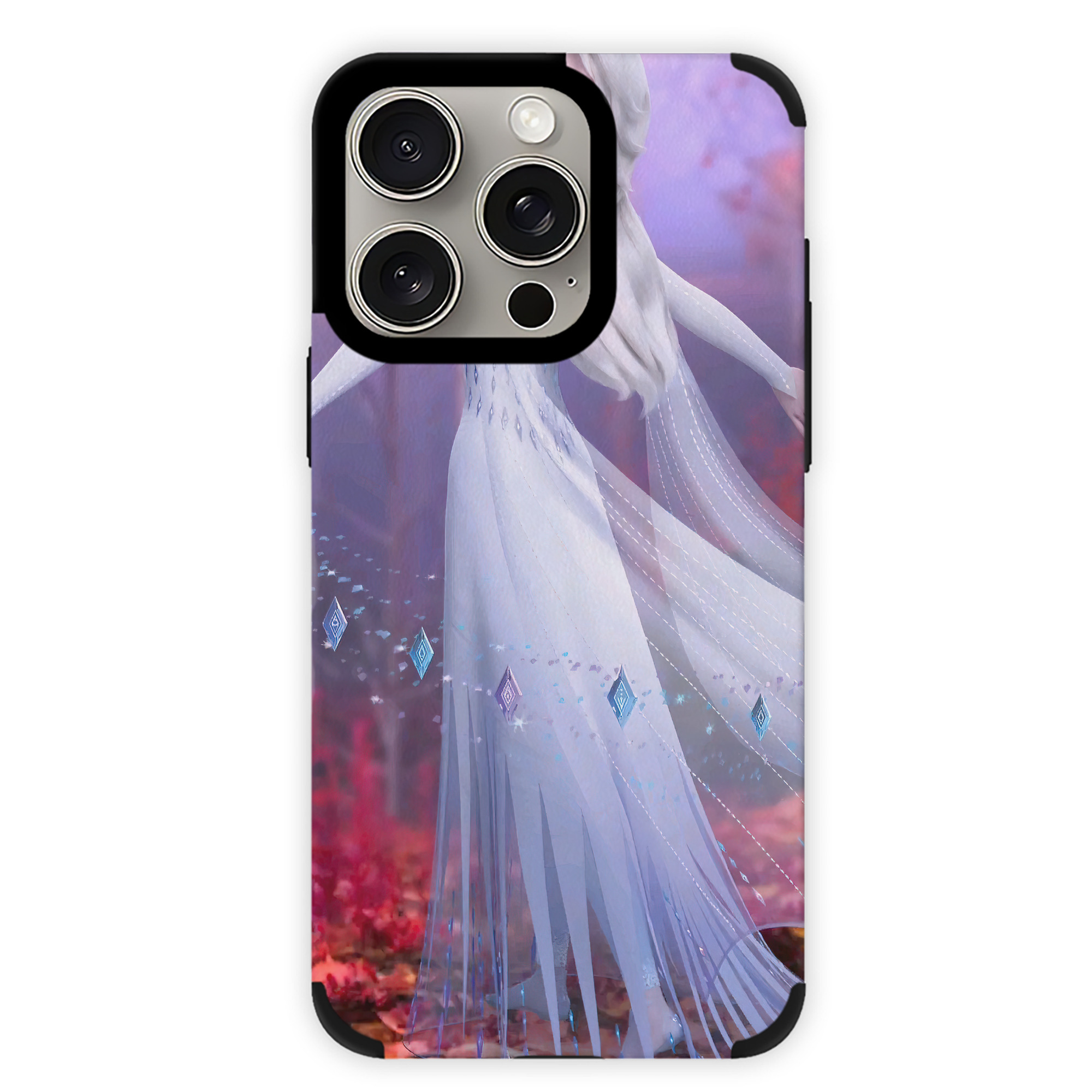 （画像用） アナと雪の女王 アンナ エルサ Frozen Anna Elsa 【iPhone15ProMax対応】 PUレザー スマホケース 耐衝撃＆黄変防止