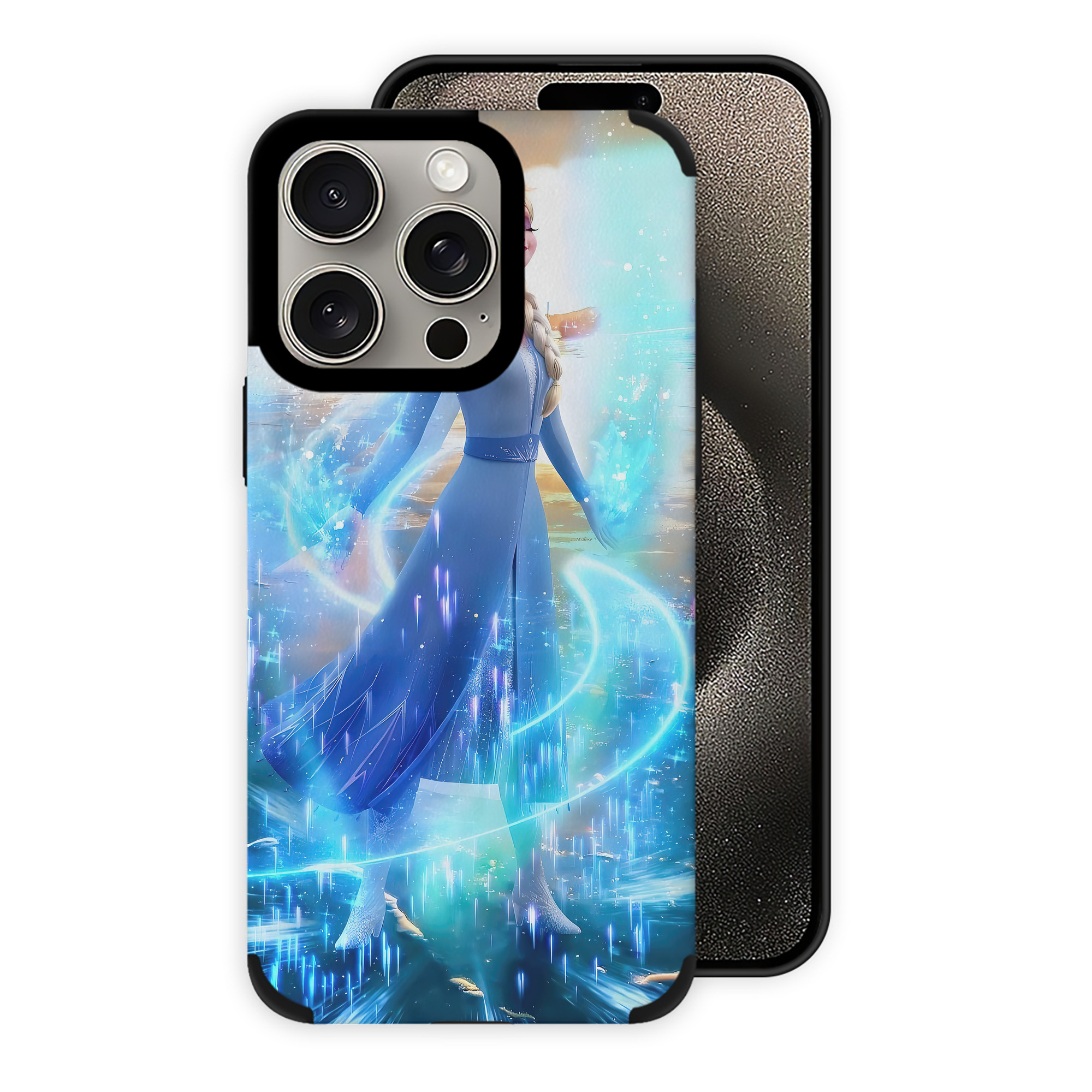 （画像用） アナと雪の女王 アンナ エルサ Frozen Anna Elsa 【iPhone15ProMax対応】 PUレザー スマホケース 耐衝撃＆黄変防止