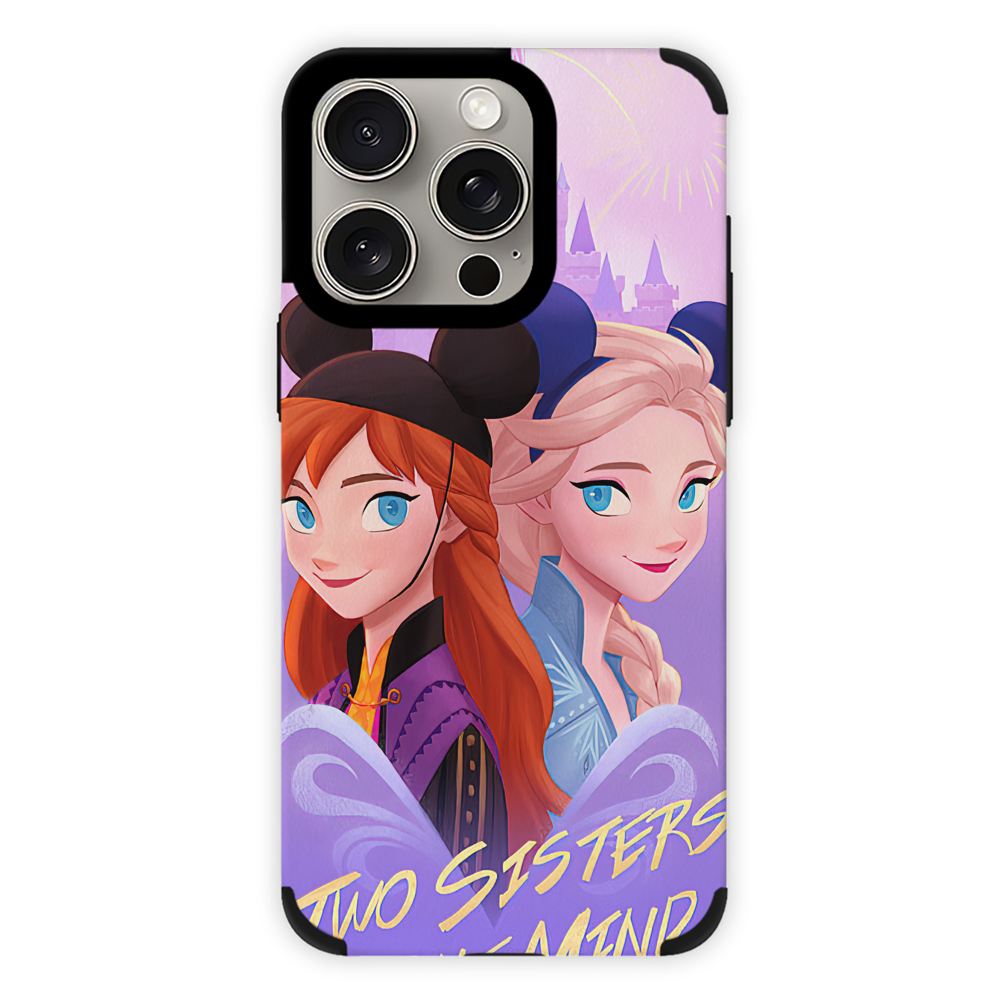 （画像用） アナと雪の女王 アンナ エルサ Frozen Anna Elsa 【iPhone15ProMax対応】 PUレザー スマホケース 耐衝撃＆黄変防止