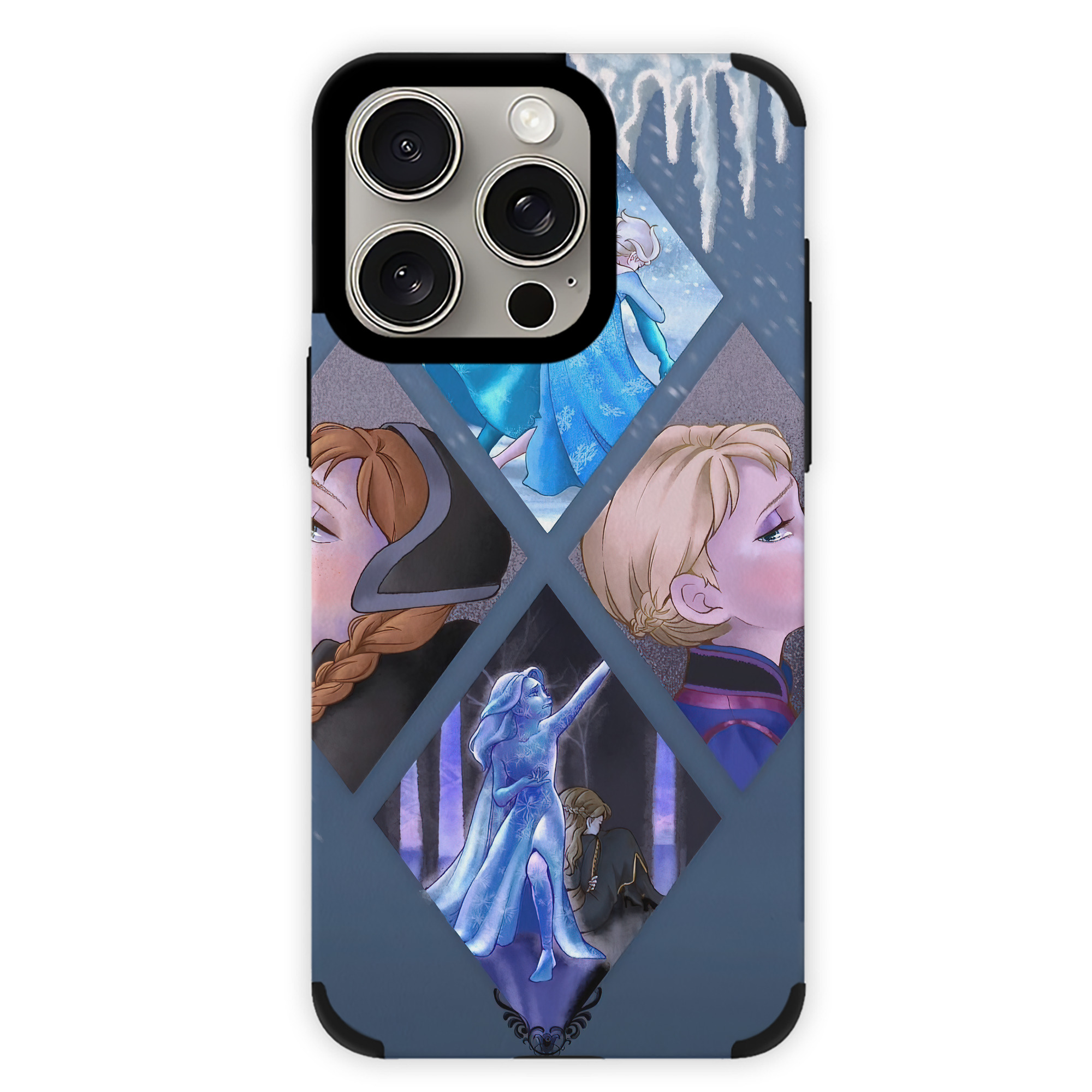 （画像用） アナと雪の女王 アンナ エルサ Frozen Anna Elsa 【iPhone15ProMax対応】 PUレザー スマホケース 耐衝撃＆黄変防止