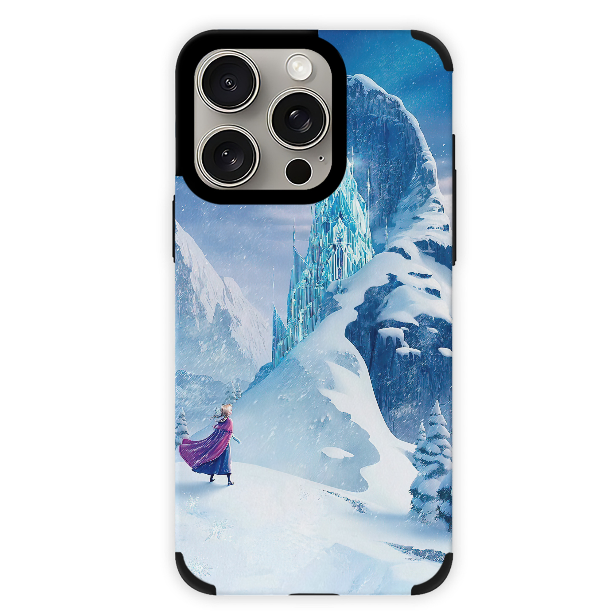 （画像用） アナと雪の女王 アンナ エルサ Frozen Anna Elsa 【iPhone15ProMax対応】 PUレザー スマホケース 耐衝撃＆黄変防止