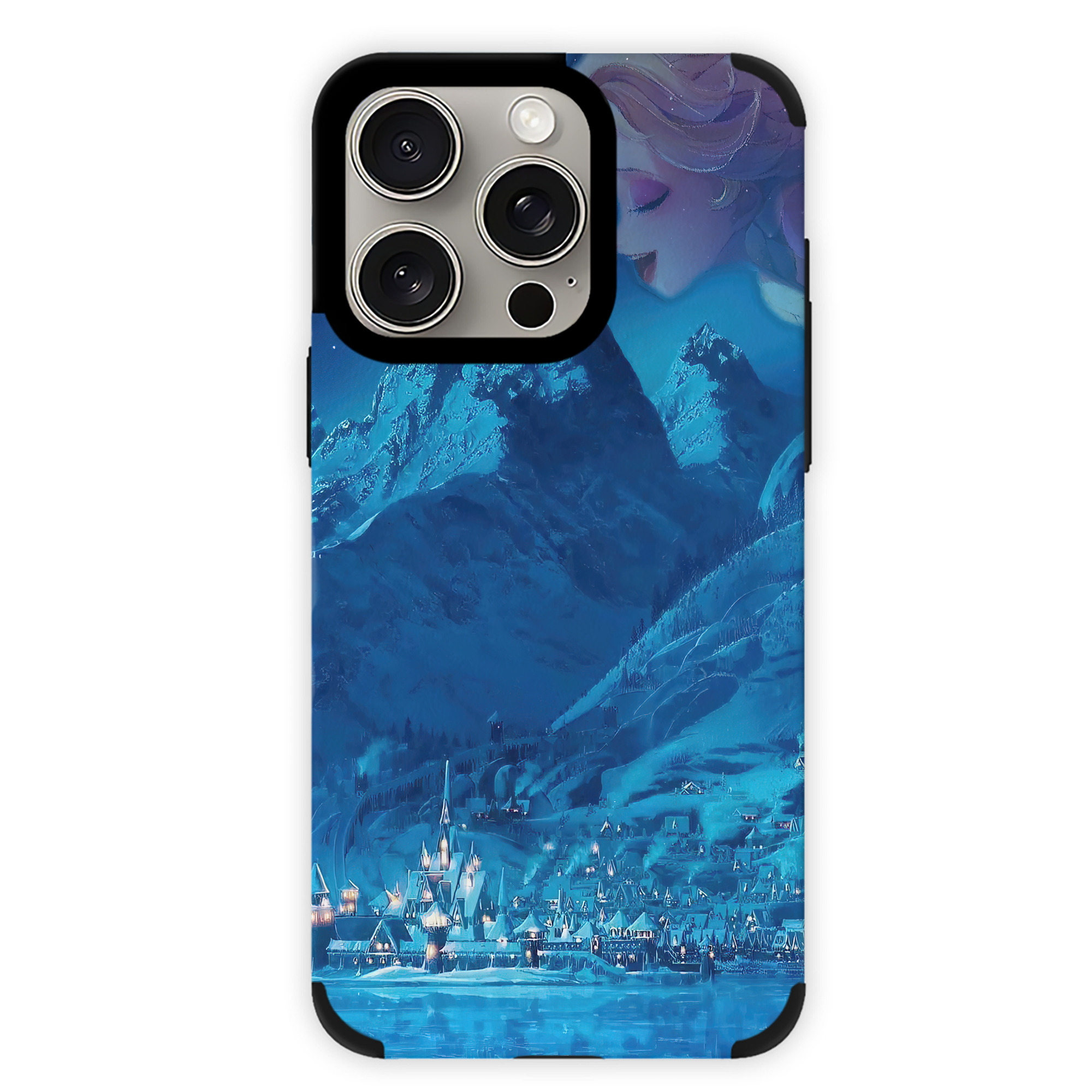 （画像用） アナと雪の女王 アンナ エルサ Frozen Anna Elsa 【iPhone15ProMax対応】 PUレザー スマホケース 耐衝撃＆黄変防止