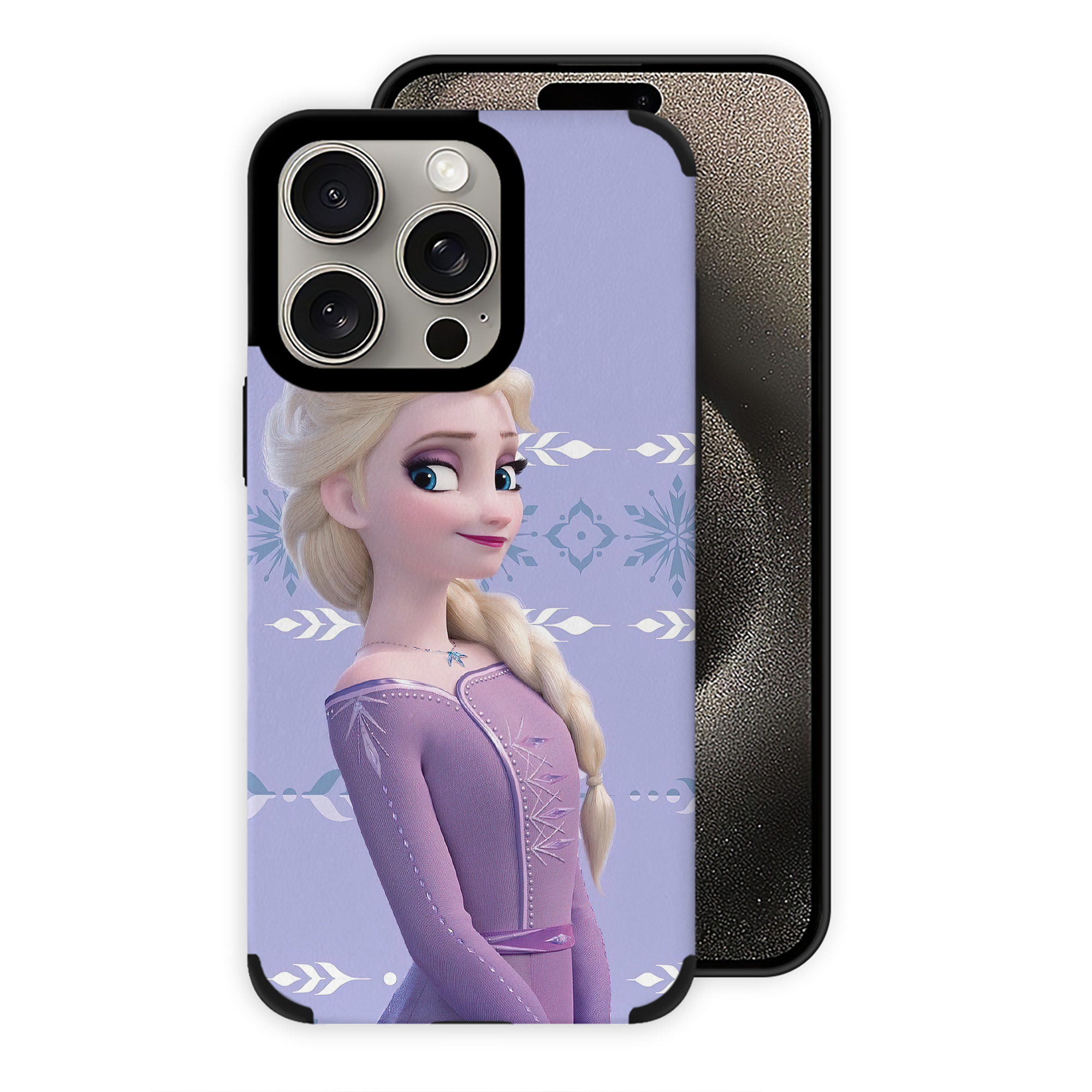 （画像用） アナと雪の女王 アンナ エルサ Frozen Anna Elsa 【iPhone15ProMax対応】 PUレザー スマホケース 耐衝撃＆黄変防止