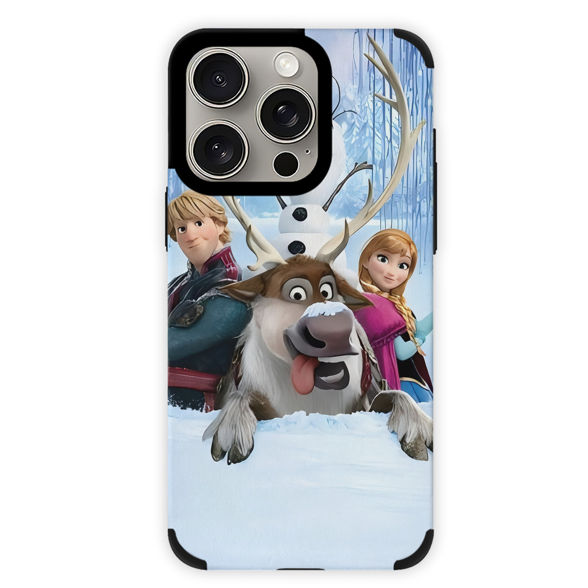 （画像用） アナと雪の女王 アンナ エルサ Frozen Anna Elsa 【iPhone15ProMax対応】 PUレザー スマホケース 耐衝撃＆黄変防止