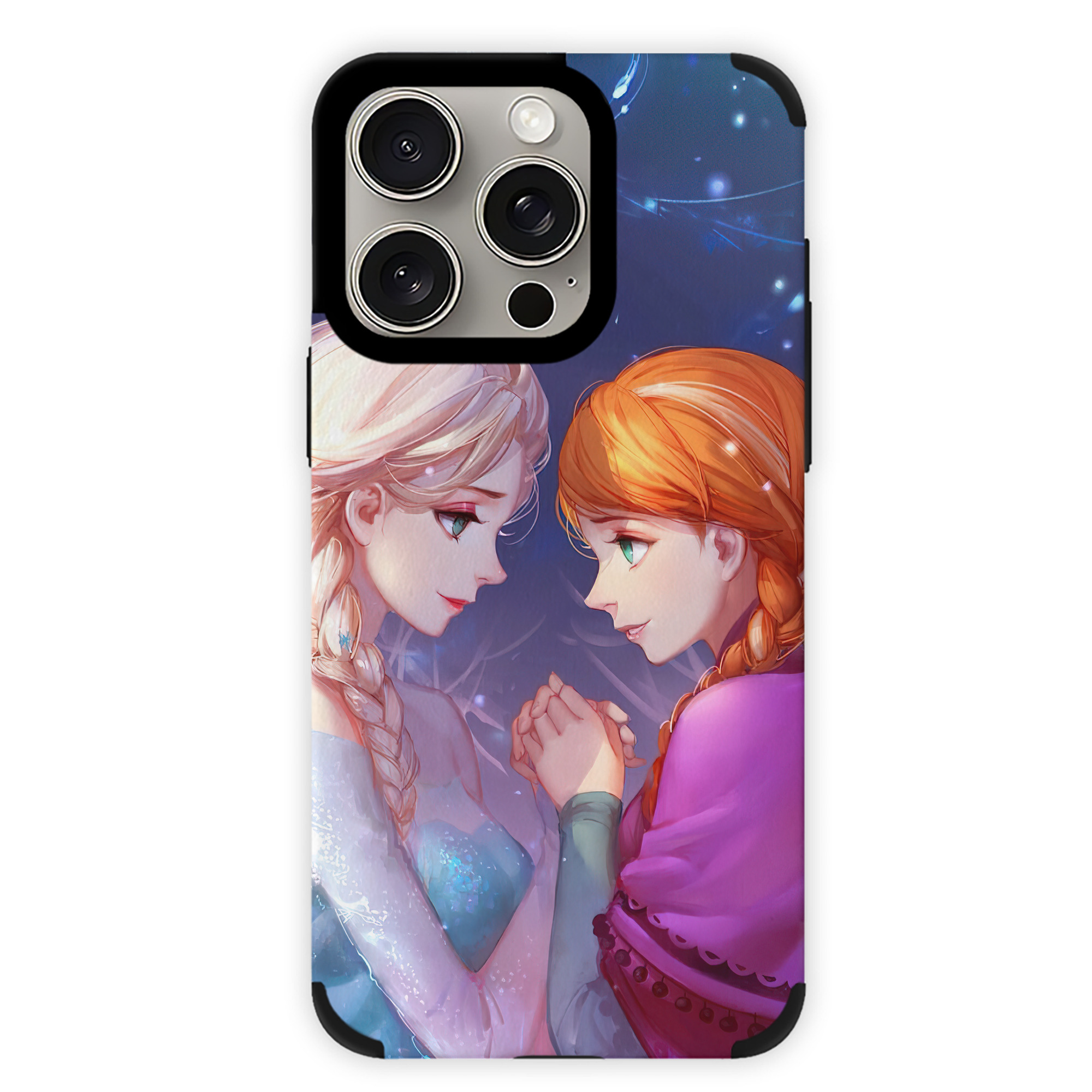 （画像用） アナと雪の女王 アンナ エルサ Frozen Anna Elsa 【iPhone15ProMax対応】 PUレザー スマホケース 耐衝撃＆黄変防止
