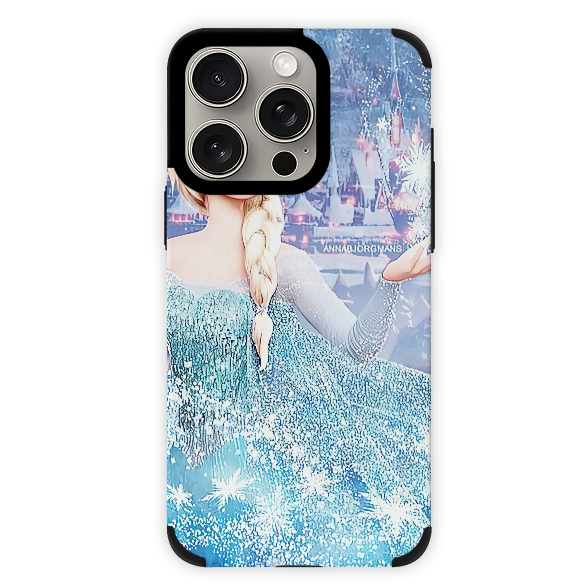 （画像用） アナと雪の女王 アンナ エルサ Frozen Anna Elsa 【iPhone15ProMax対応】 PUレザー スマホケース 耐衝撃＆黄変防止