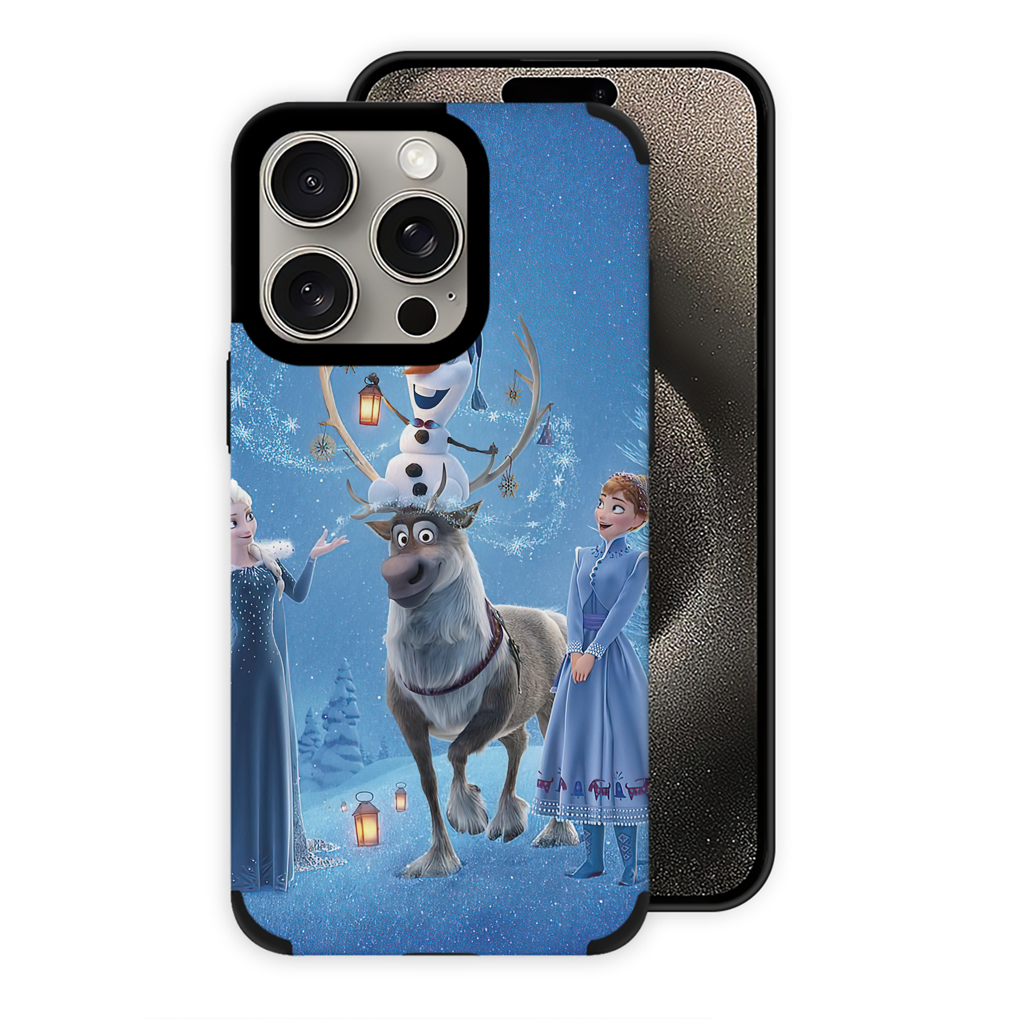 （画像用） アナと雪の女王 アンナ エルサ Frozen Anna Elsa 【iPhone15ProMax対応】 PUレザー スマホケース 耐衝撃＆黄変防止