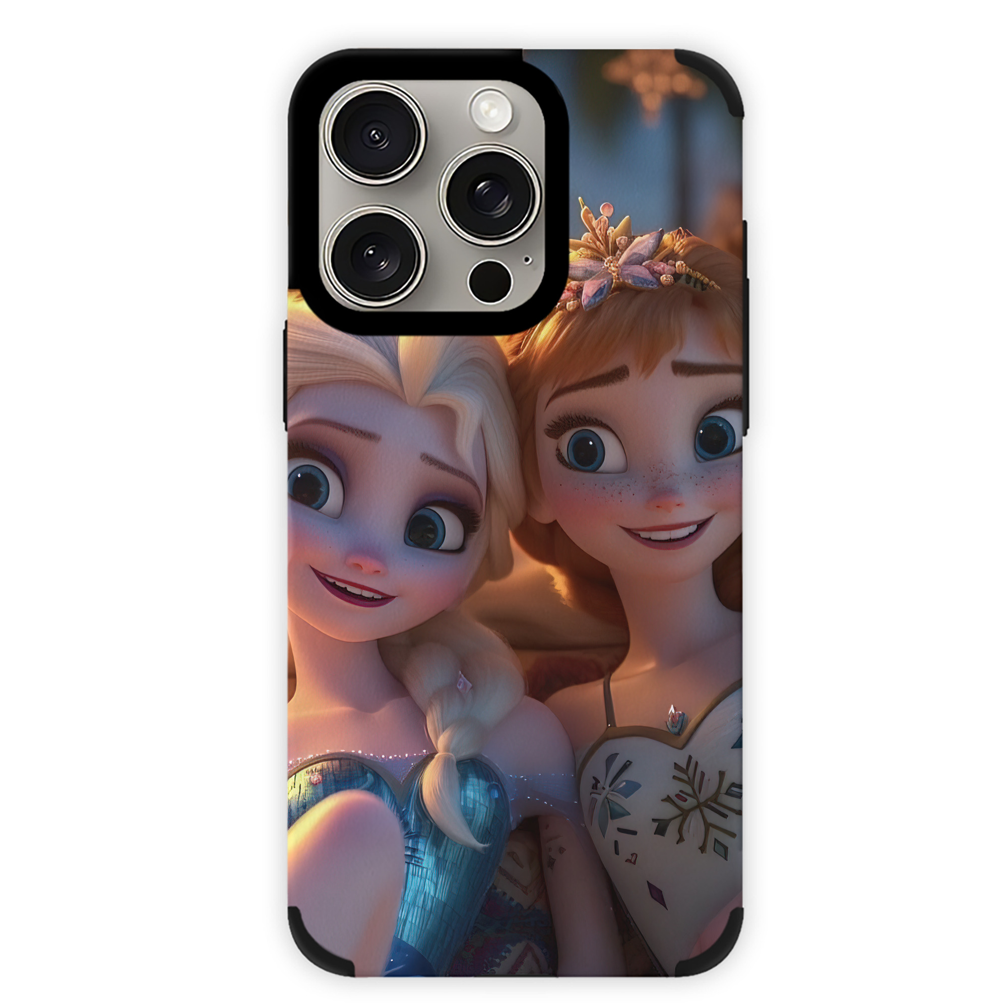（画像用） アナと雪の女王 アンナ エルサ Frozen Anna Elsa 【iPhone15ProMax対応】 PUレザー スマホケース 耐衝撃＆黄変防止