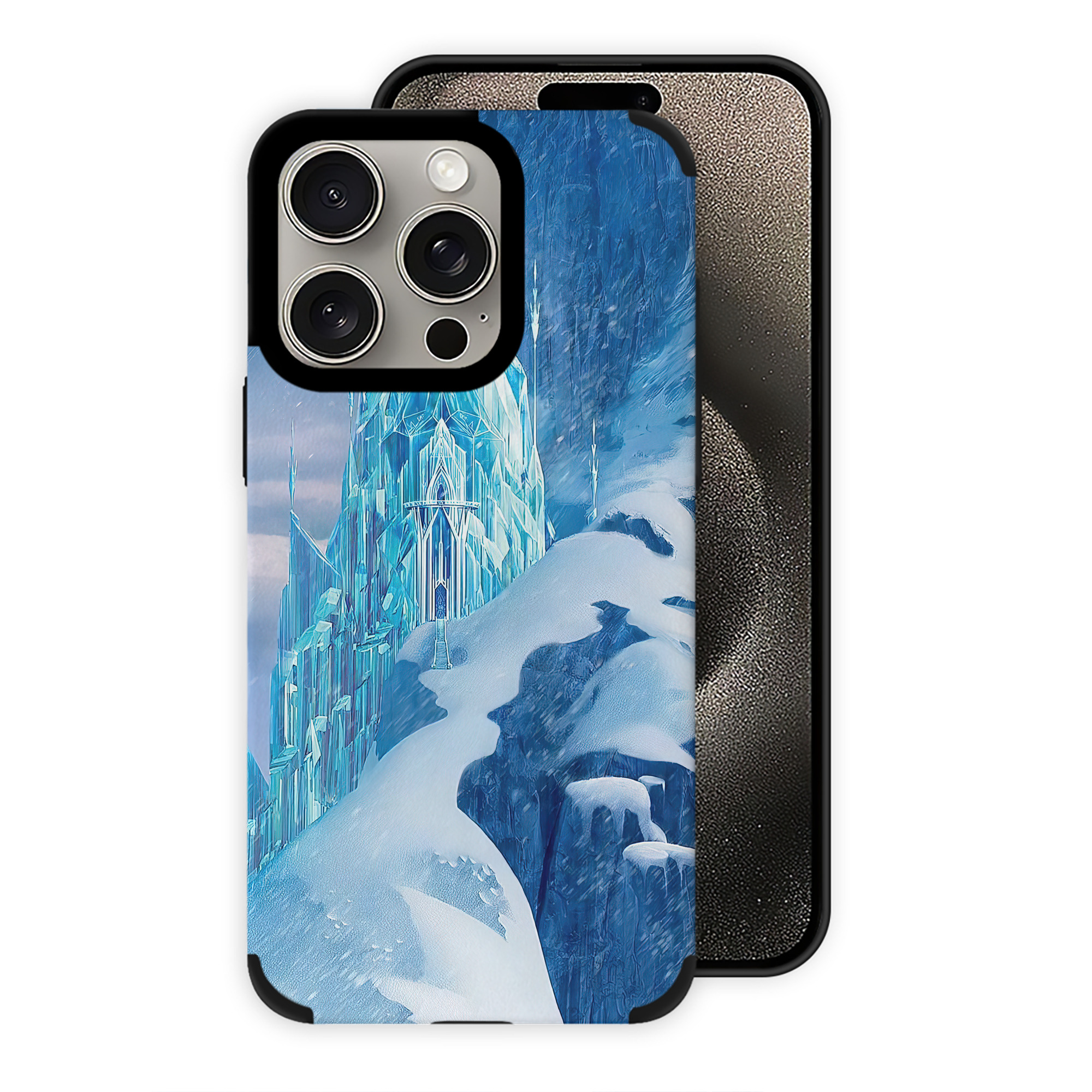 （画像用） アナと雪の女王 アンナ エルサ Frozen Anna Elsa 【iPhone15ProMax対応】 PUレザー スマホケース 耐衝撃＆黄変防止
