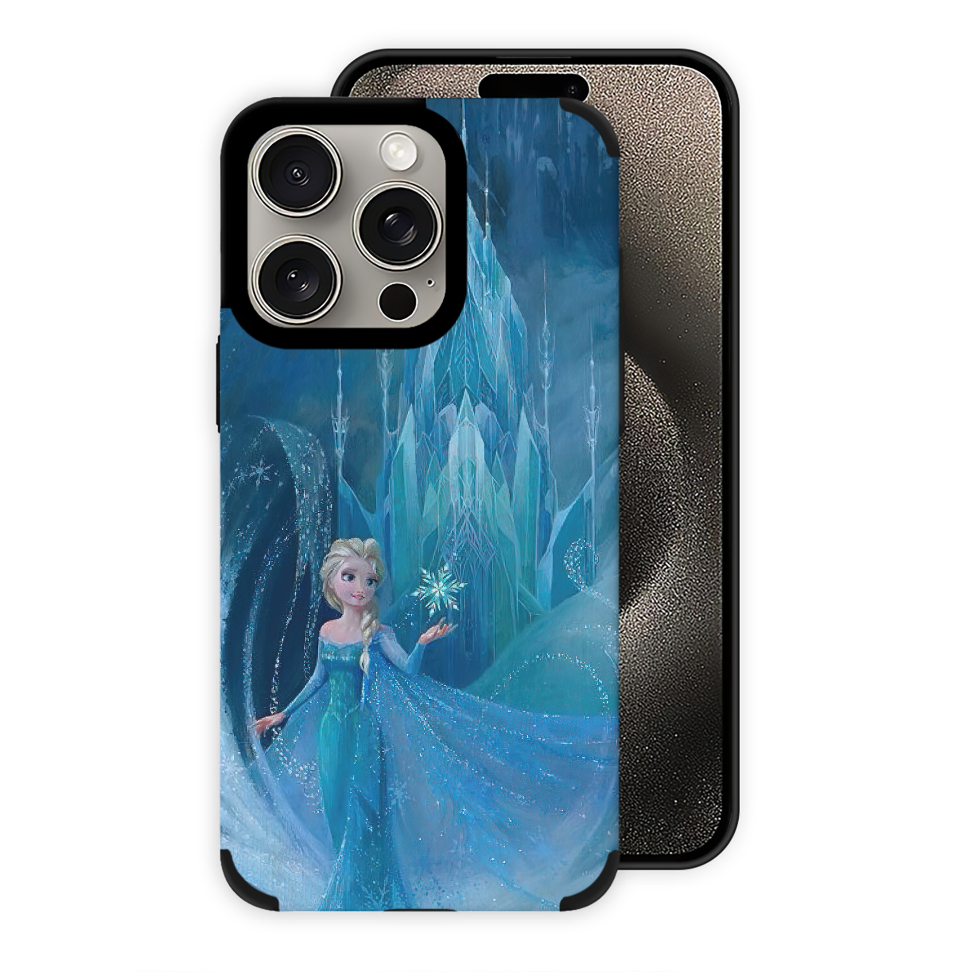（画像用） アナと雪の女王 アンナ エルサ Frozen Anna Elsa 【iPhone15ProMax対応】 PUレザー スマホケース 耐衝撃＆黄変防止
