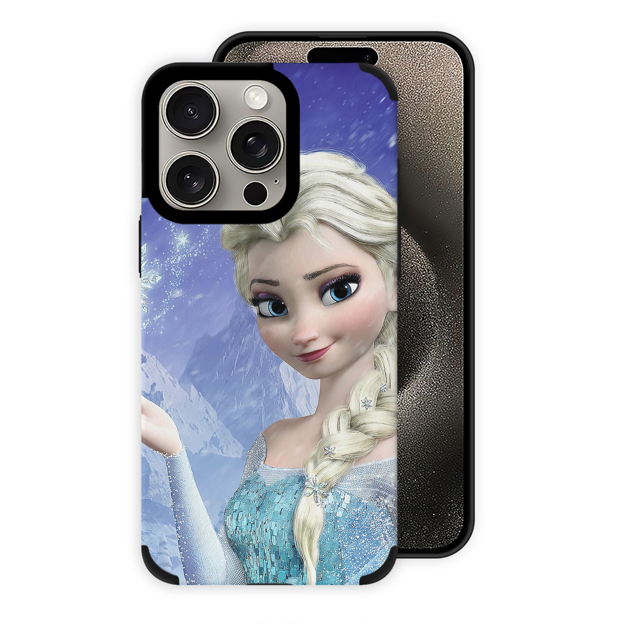 （画像用） アナと雪の女王 アンナ エルサ Frozen Anna Elsa 【iPhone15ProMax対応】 PUレザー スマホケース 耐衝撃＆黄変防止