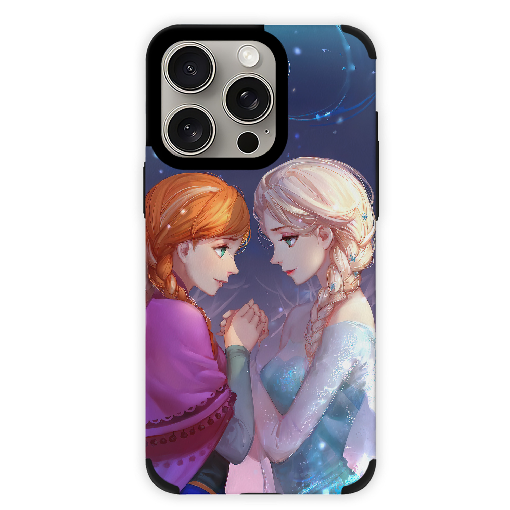 （画像用） アナと雪の女王 アンナ エルサ Frozen Anna Elsa 【iPhone15ProMax対応】 PUレザー スマホケース 耐衝撃＆黄変防止