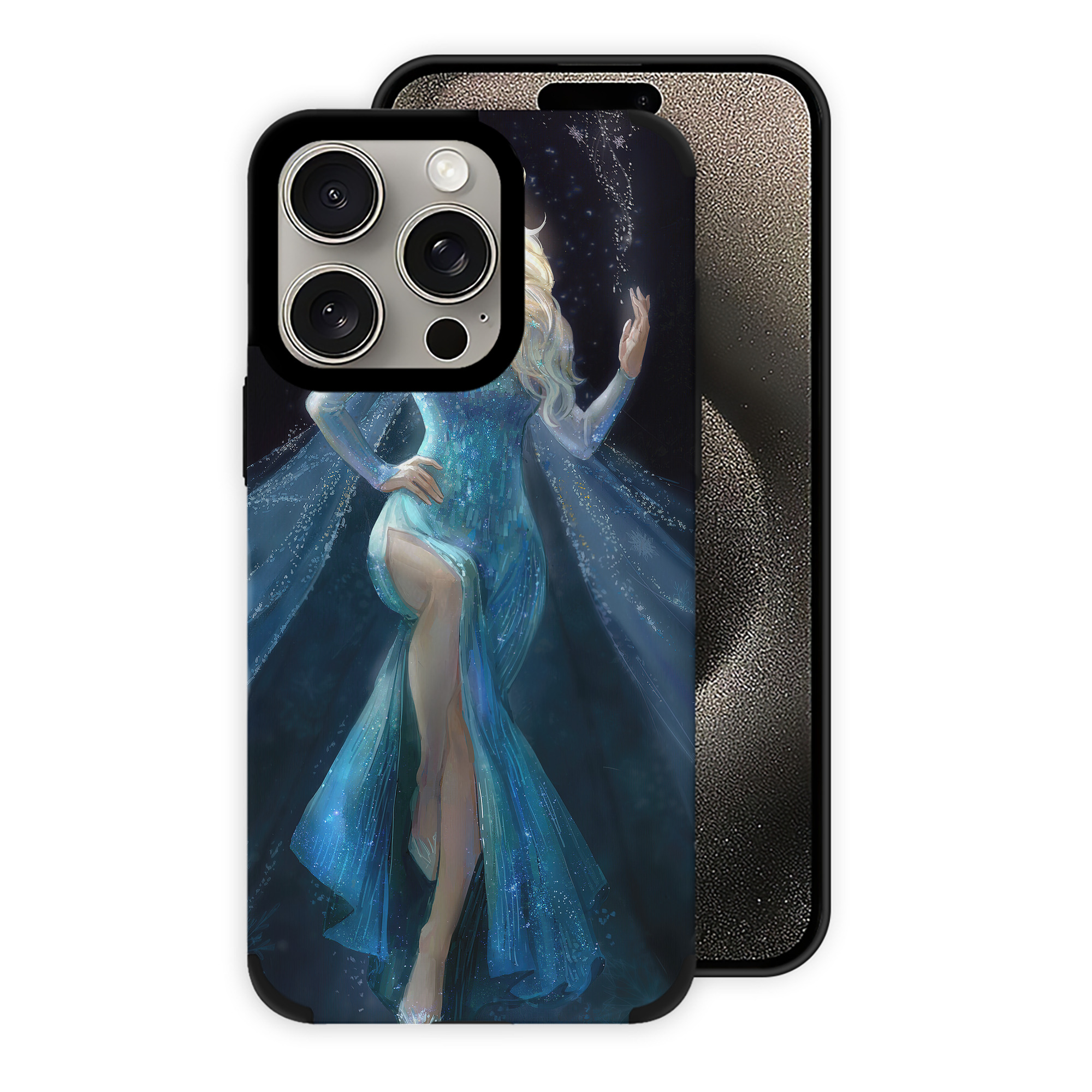 （画像用） アナと雪の女王 アンナ エルサ Frozen Anna Elsa 【iPhone15ProMax対応】 PUレザー スマホケース 耐衝撃＆黄変防止