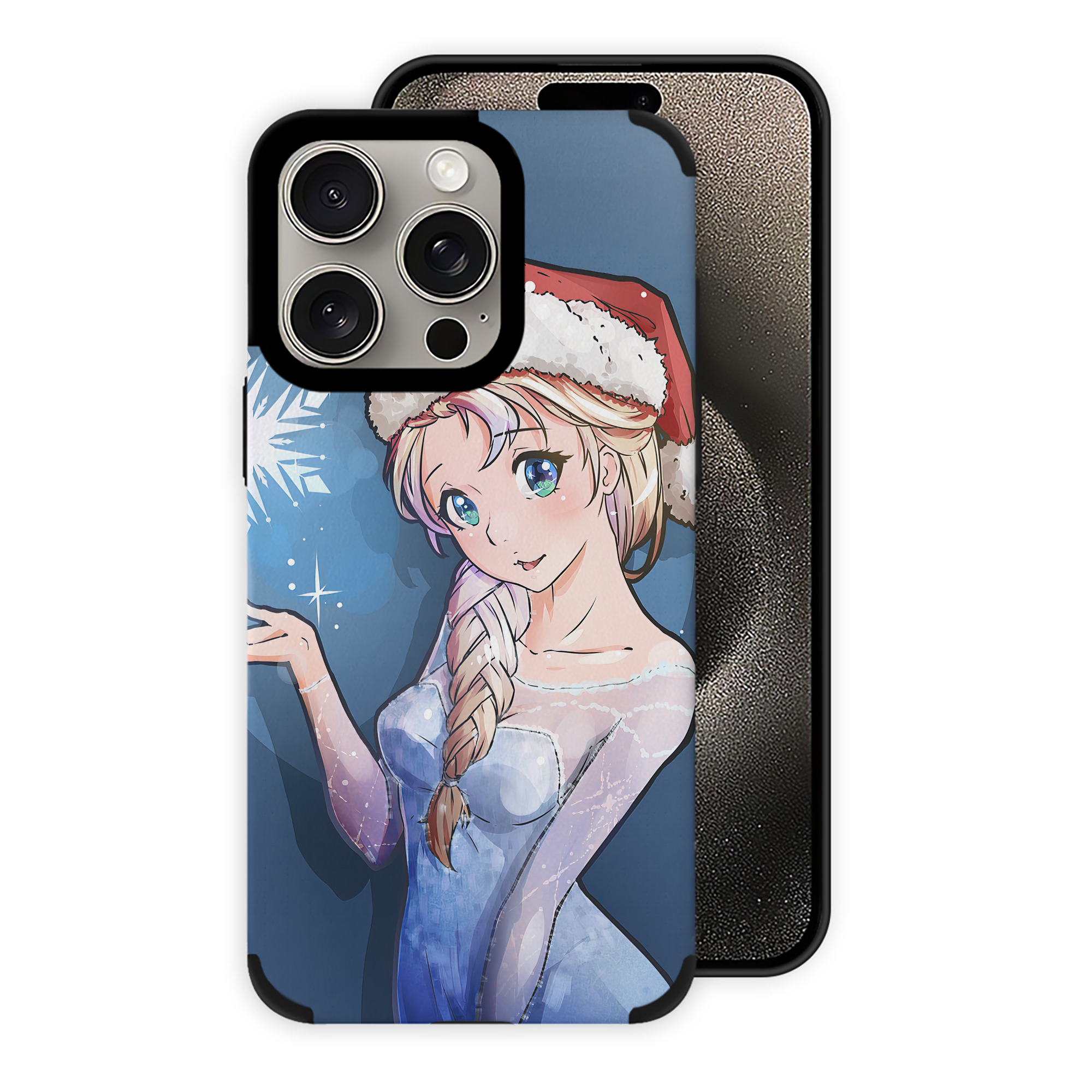 （画像用） アナと雪の女王 アンナ エルサ Frozen Anna Elsa 【iPhone15ProMax対応】 PUレザー スマホケース 耐衝撃＆黄変防止