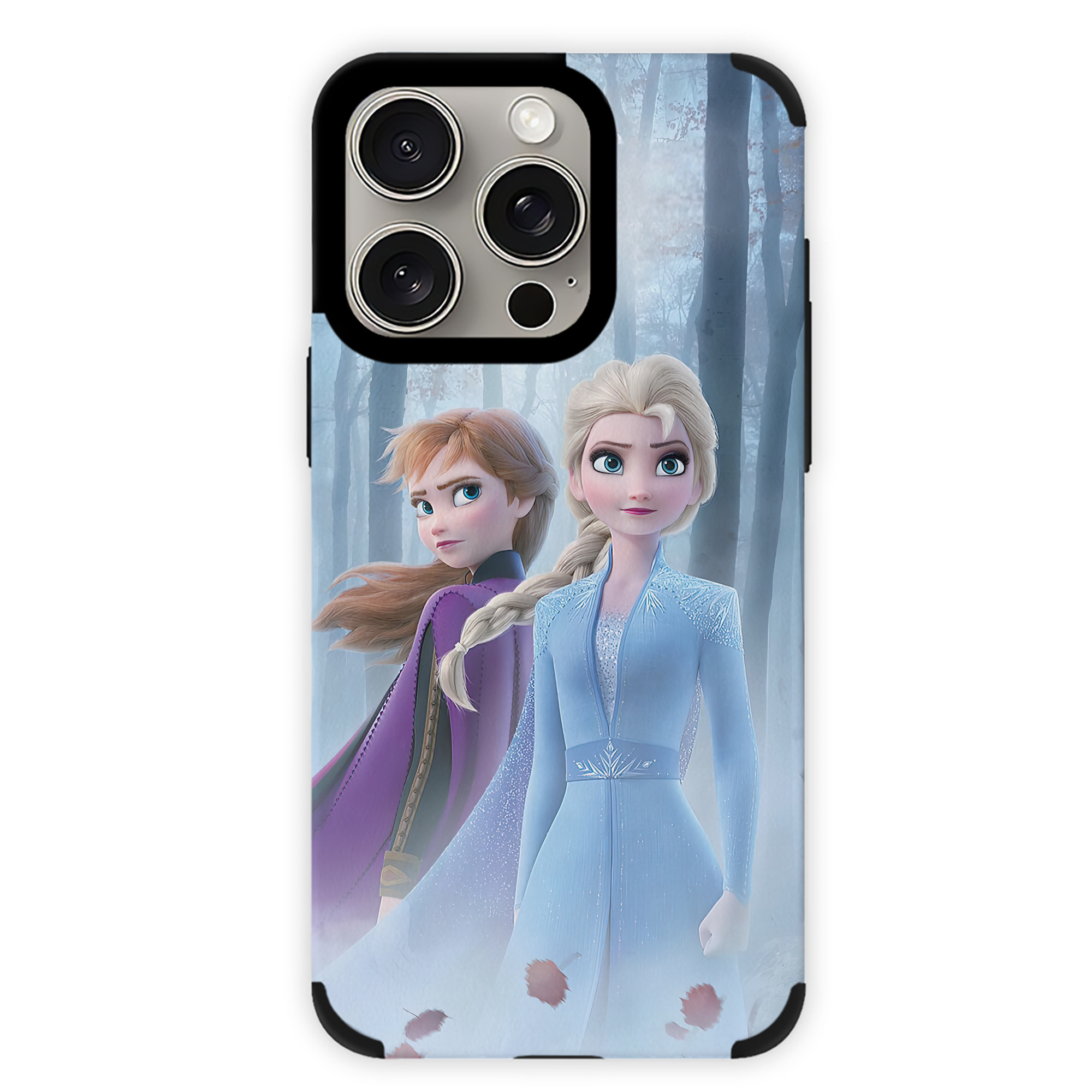 （画像用） アナと雪の女王 アンナ エルサ Frozen Anna Elsa 【iPhone15ProMax対応】 PUレザー スマホケース 耐衝撃＆黄変防止
