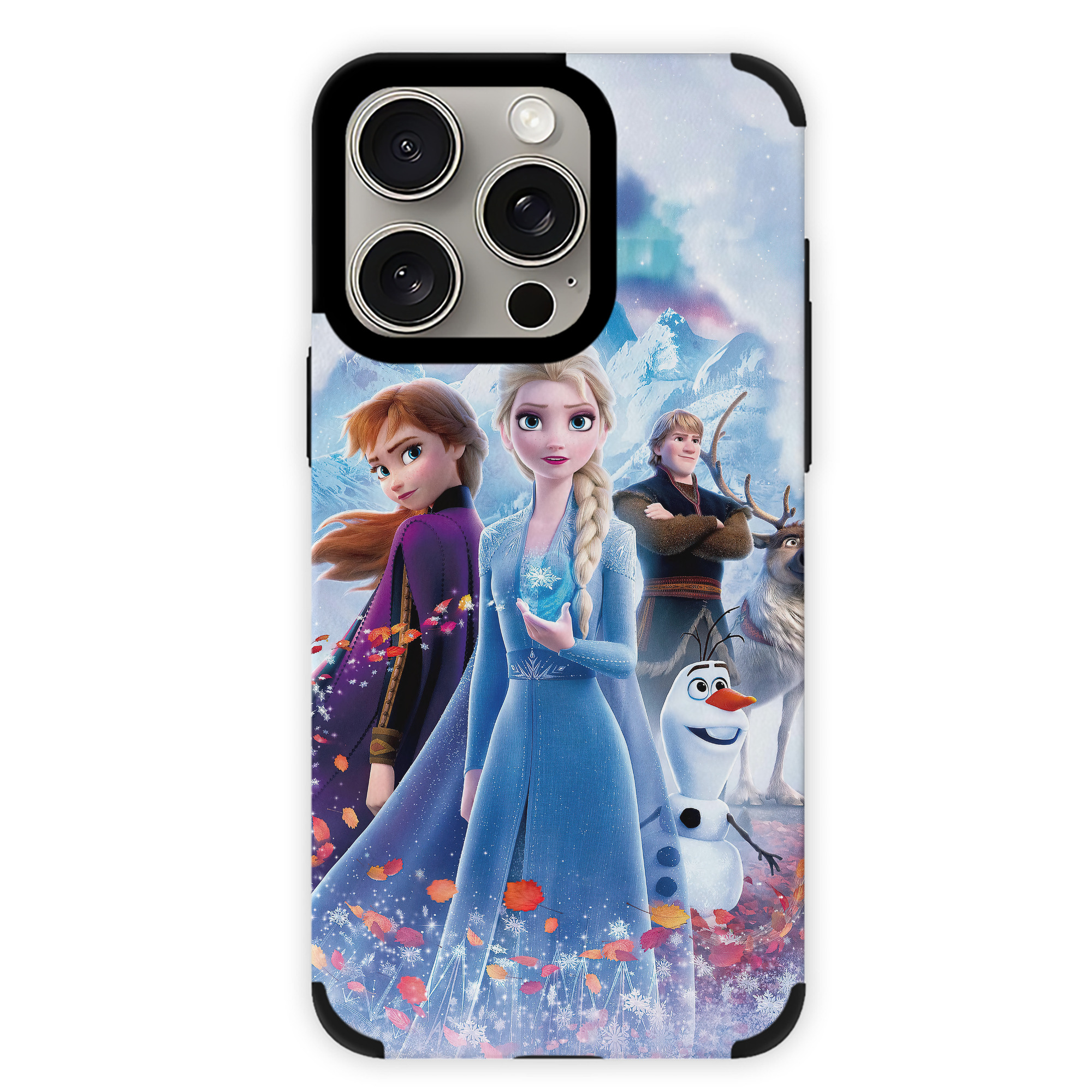 （画像用） アナと雪の女王 アンナ エルサ Frozen Anna Elsa 【iPhone15ProMax対応】 PUレザー スマホケース 耐衝撃＆黄変防止