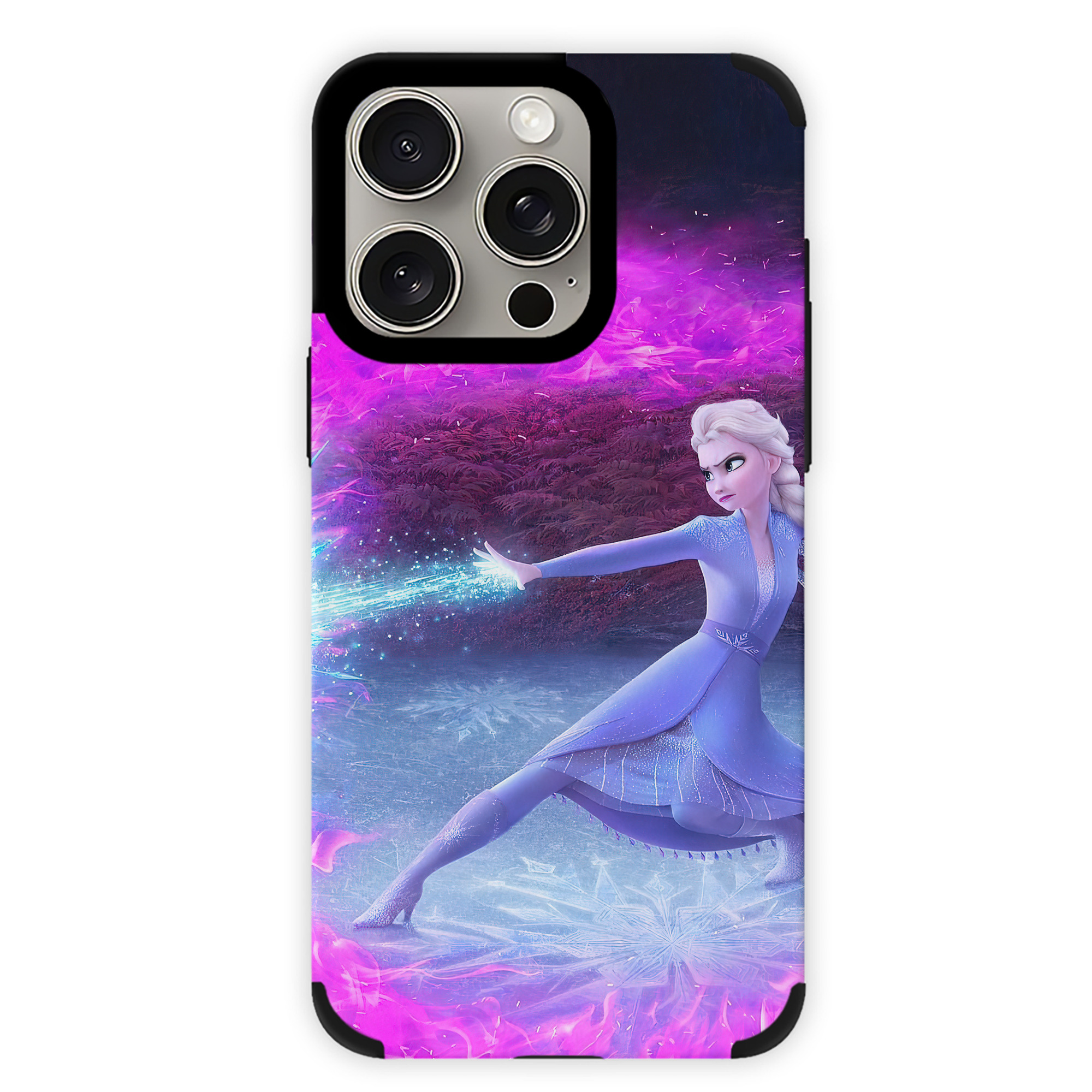 （画像用） アナと雪の女王 アンナ エルサ Frozen Anna Elsa 【iPhone15ProMax対応】 PUレザー スマホケース 耐衝撃＆黄変防止