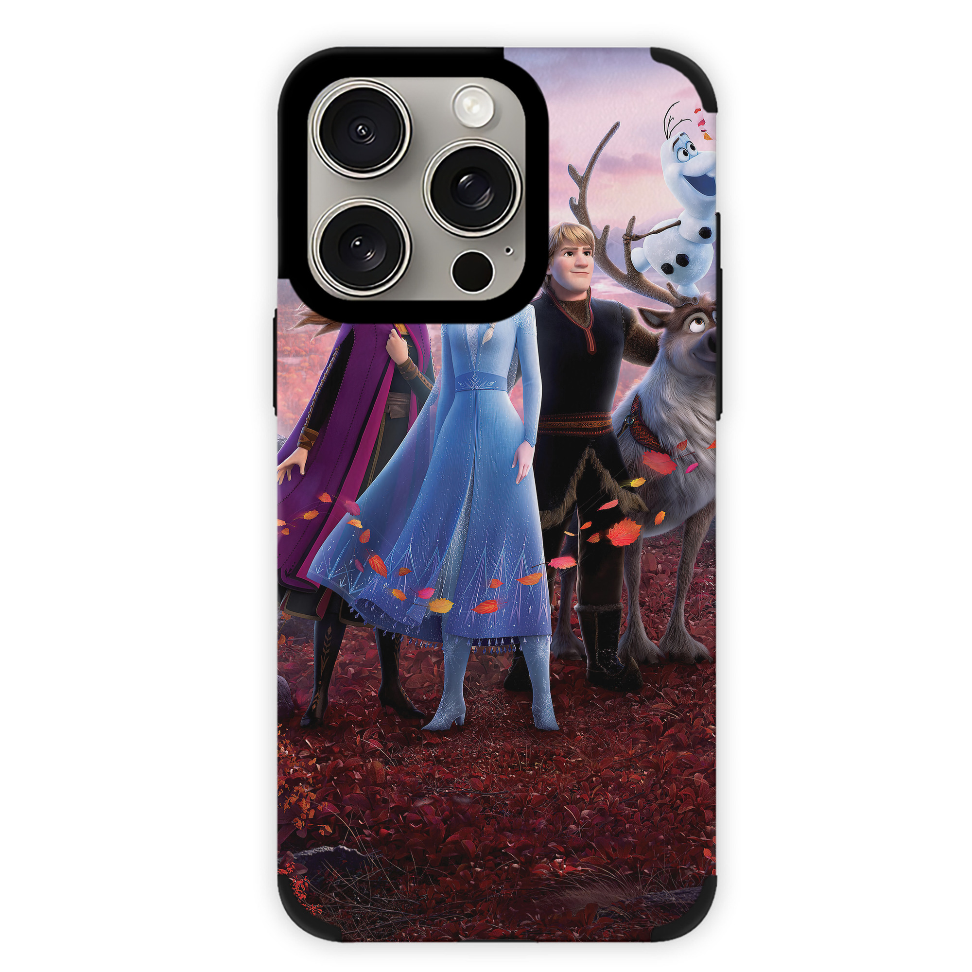 （画像用） アナと雪の女王 アンナ エルサ Frozen Anna Elsa 【iPhone15ProMax対応】 PUレザー スマホケース 耐衝撃＆黄変防止