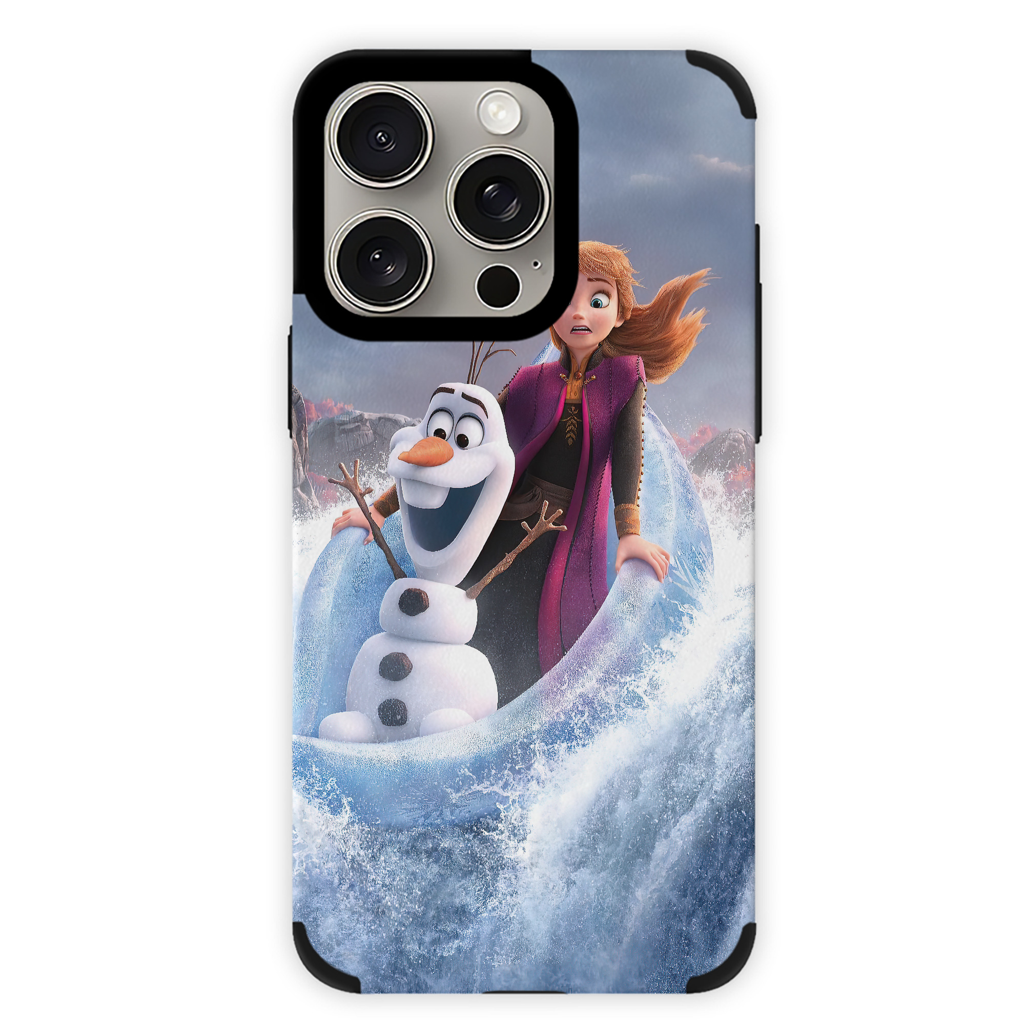 （画像用） アナと雪の女王 アンナ エルサ Frozen Anna Elsa 【iPhone15ProMax対応】 PUレザー スマホケース 耐衝撃＆黄変防止