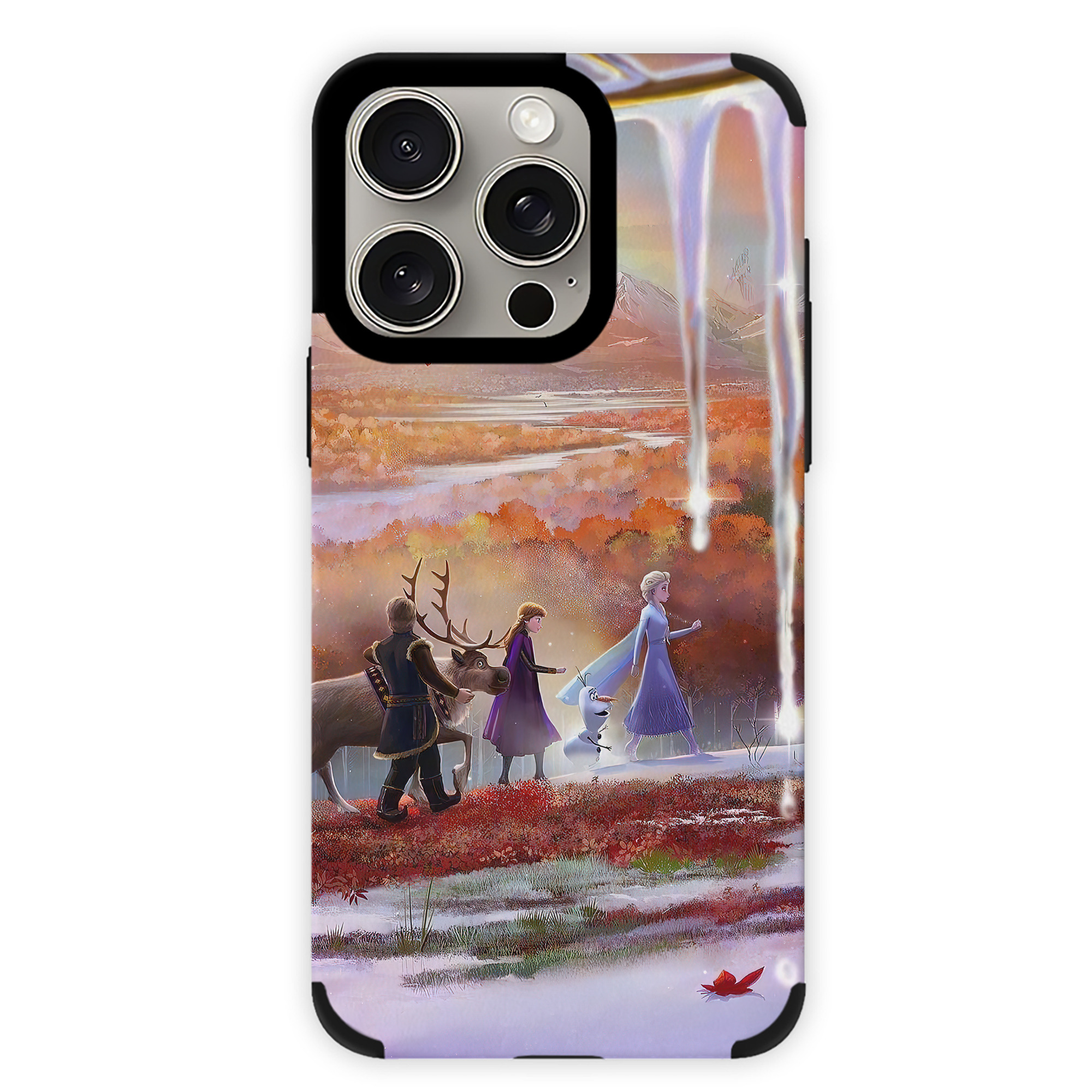 （画像用） アナと雪の女王 アンナ エルサ Frozen Anna Elsa 【iPhone15ProMax対応】 PUレザー スマホケース 耐衝撃＆黄変防止