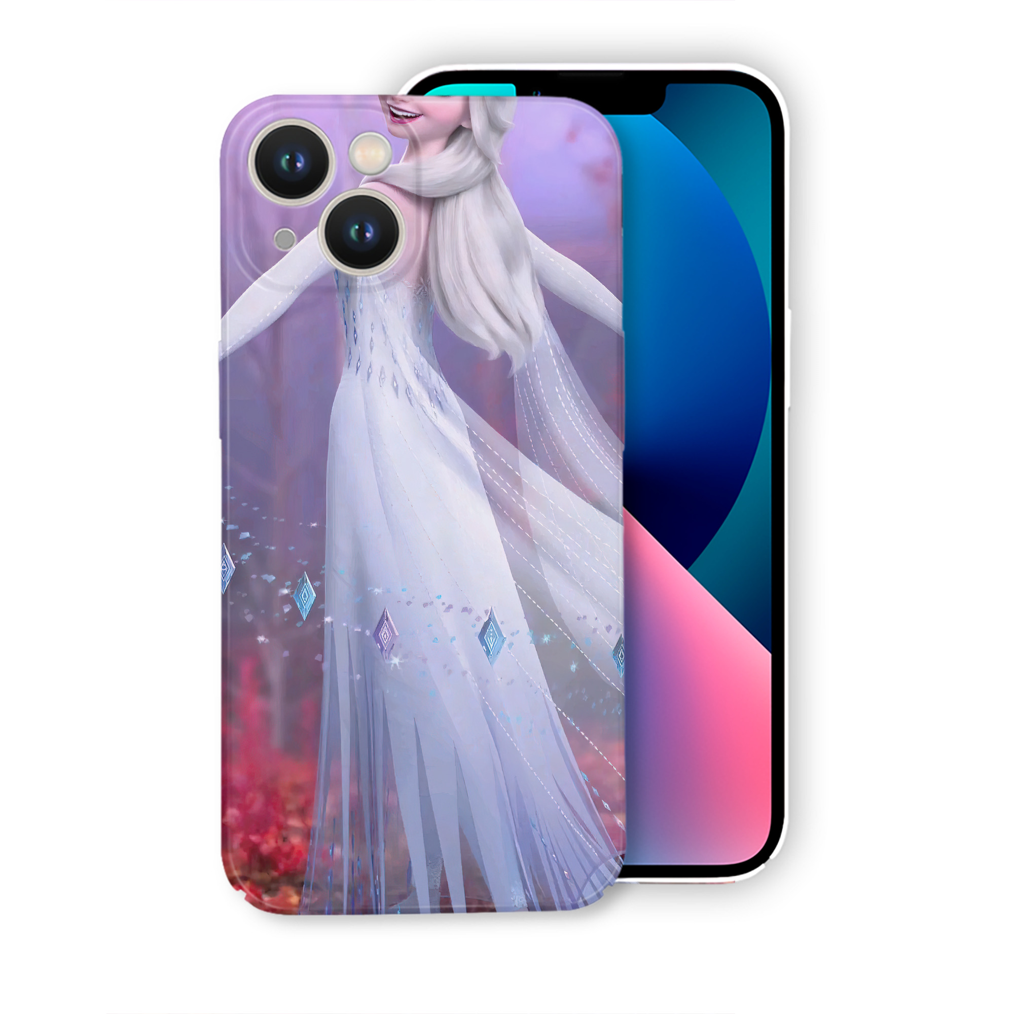 （画像用） アナと雪の女王 アンナ エルサ Frozen Anna Elsa 【iPhone 14シリーズ対応】ハードケース