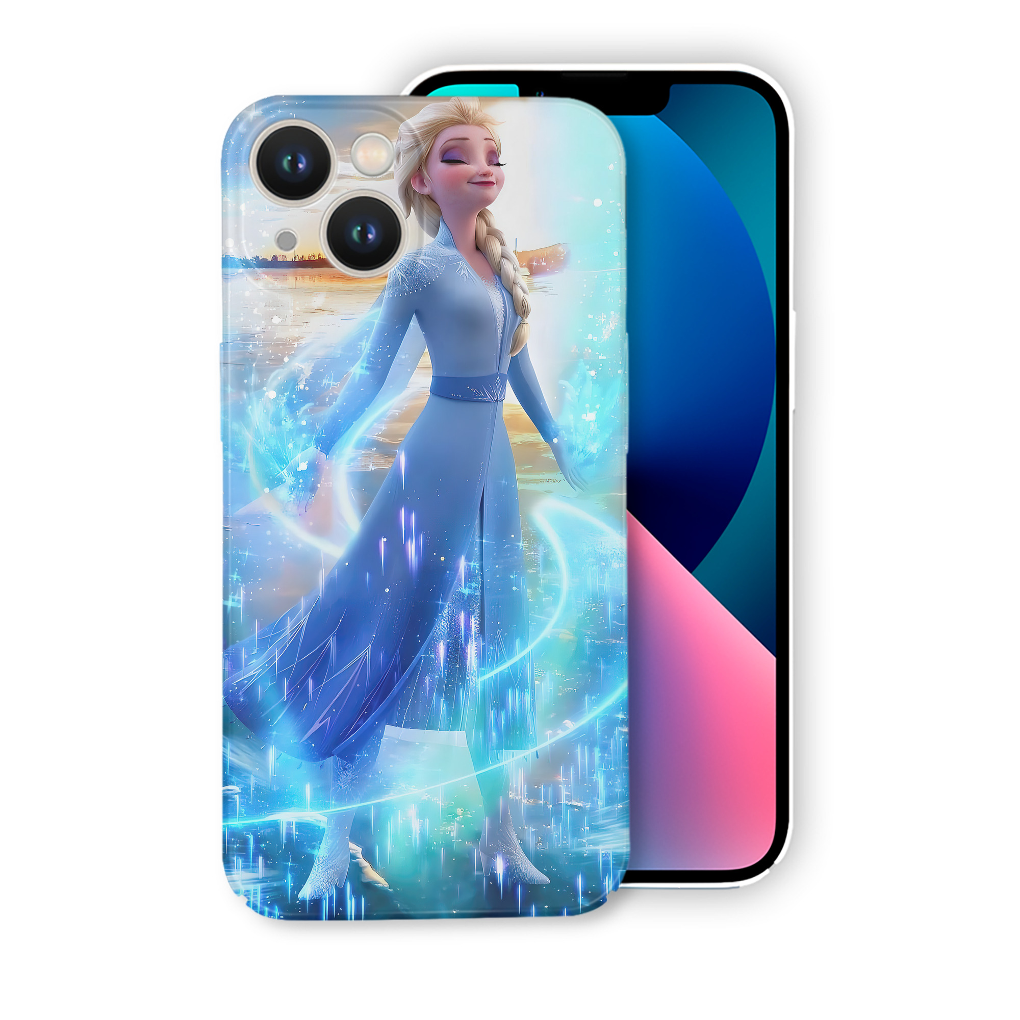 （画像用） アナと雪の女王 アンナ エルサ Frozen Anna Elsa 【iPhone 14シリーズ対応】ハードケース