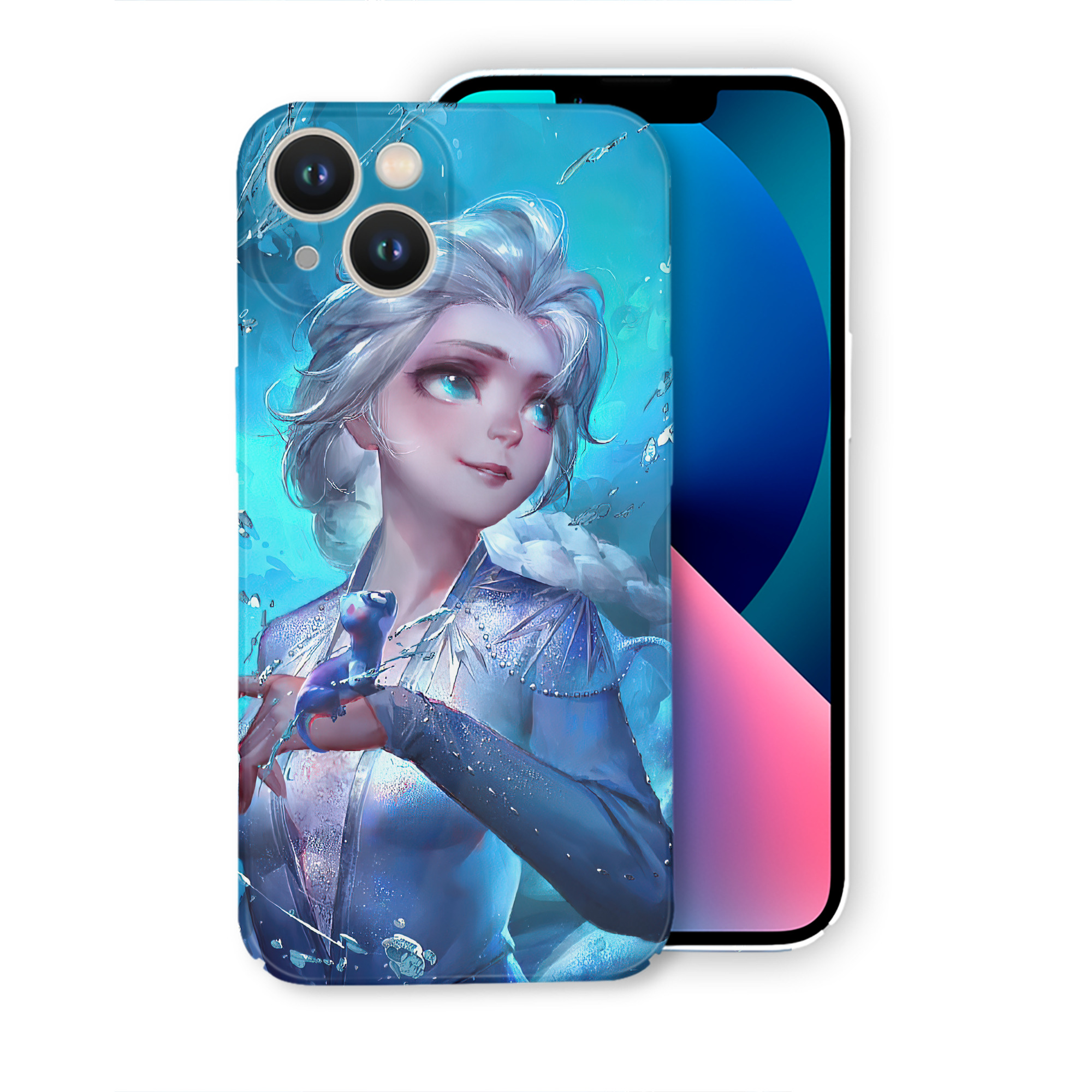 （画像用） アナと雪の女王 アンナ エルサ Frozen Anna Elsa 【iPhone 14シリーズ対応】ハードケース