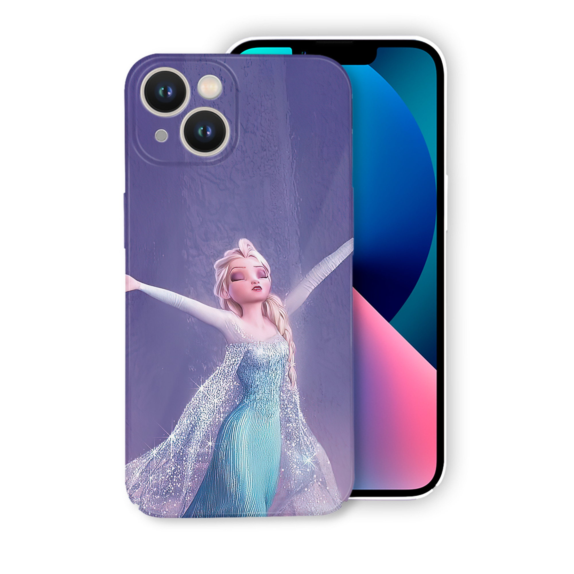 （画像用） アナと雪の女王 アンナ エルサ Frozen Anna Elsa 【iPhone 14シリーズ対応】ハードケース