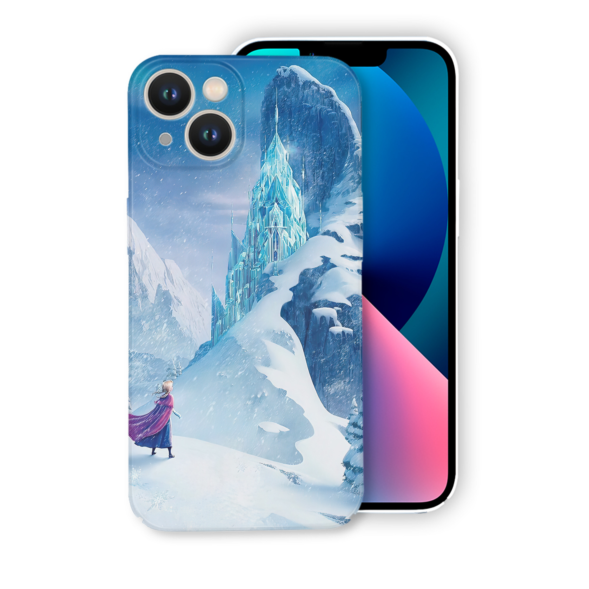 （画像用） アナと雪の女王 アンナ エルサ Frozen Anna Elsa 【iPhone 14シリーズ対応】ハードケース
