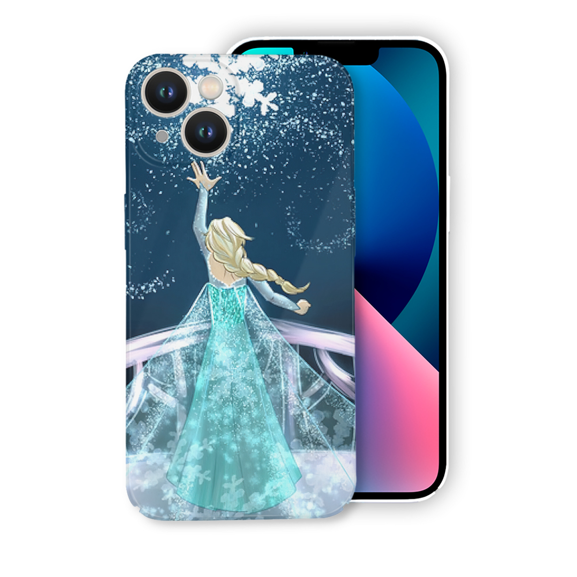 （画像用） アナと雪の女王 アンナ エルサ Frozen Anna Elsa 【iPhone 14シリーズ対応】ハードケース