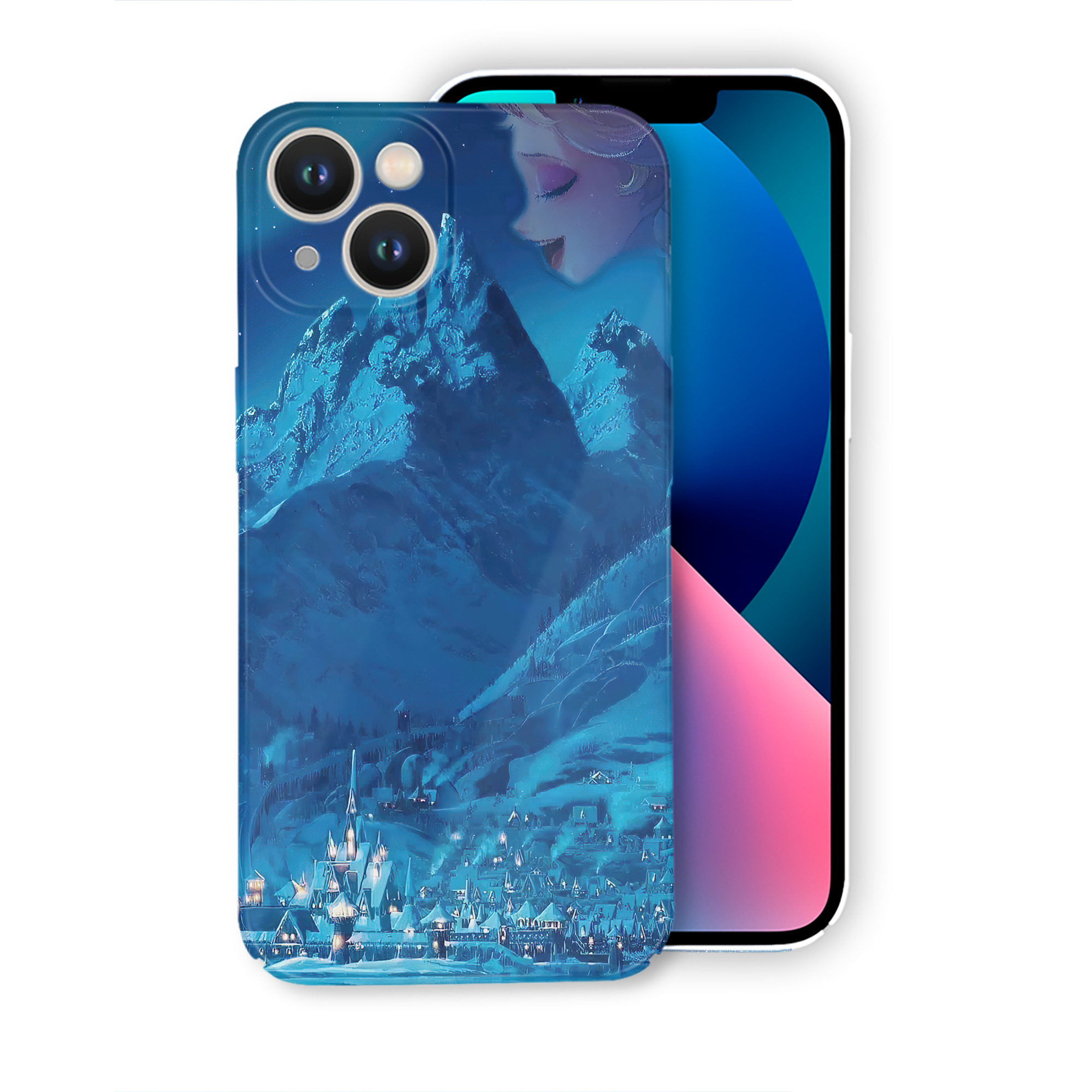 （画像用） アナと雪の女王 アンナ エルサ Frozen Anna Elsa 【iPhone 14シリーズ対応】ハードケース