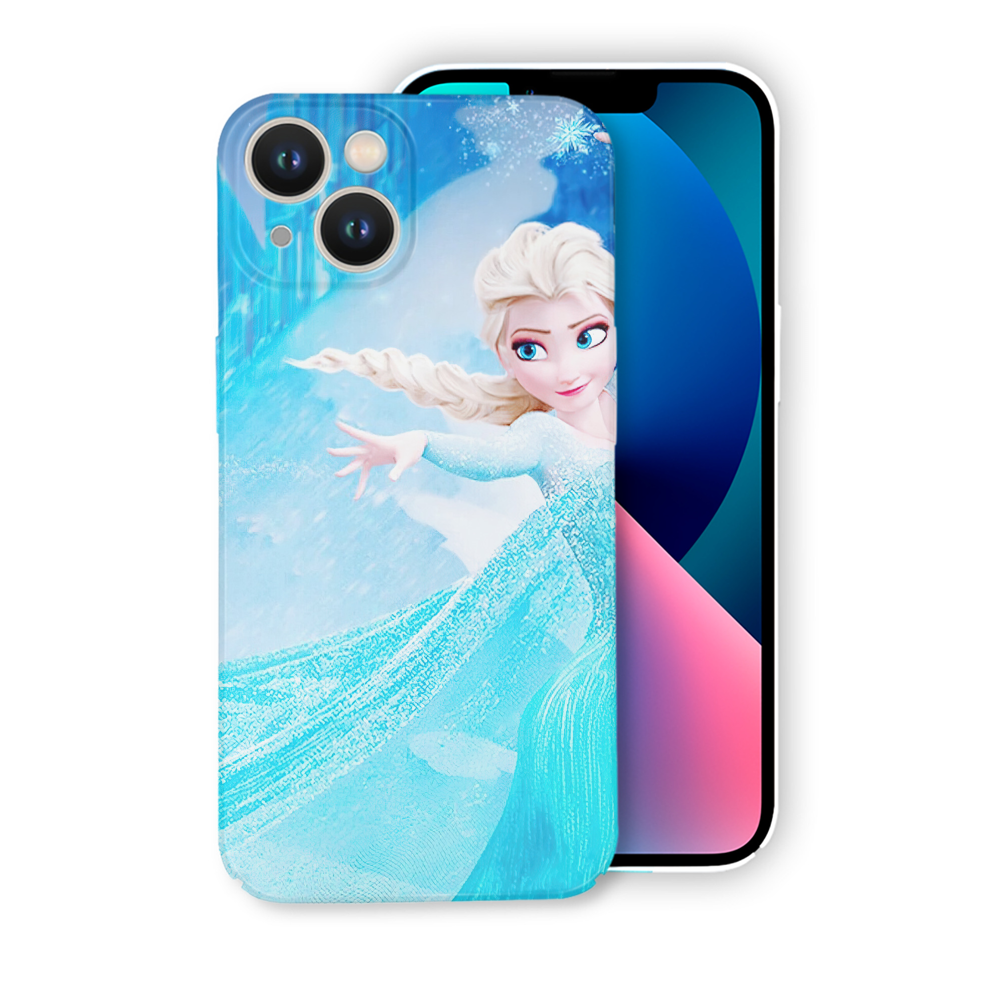 （画像用） アナと雪の女王 アンナ エルサ Frozen Anna Elsa 【iPhone 14シリーズ対応】ハードケース