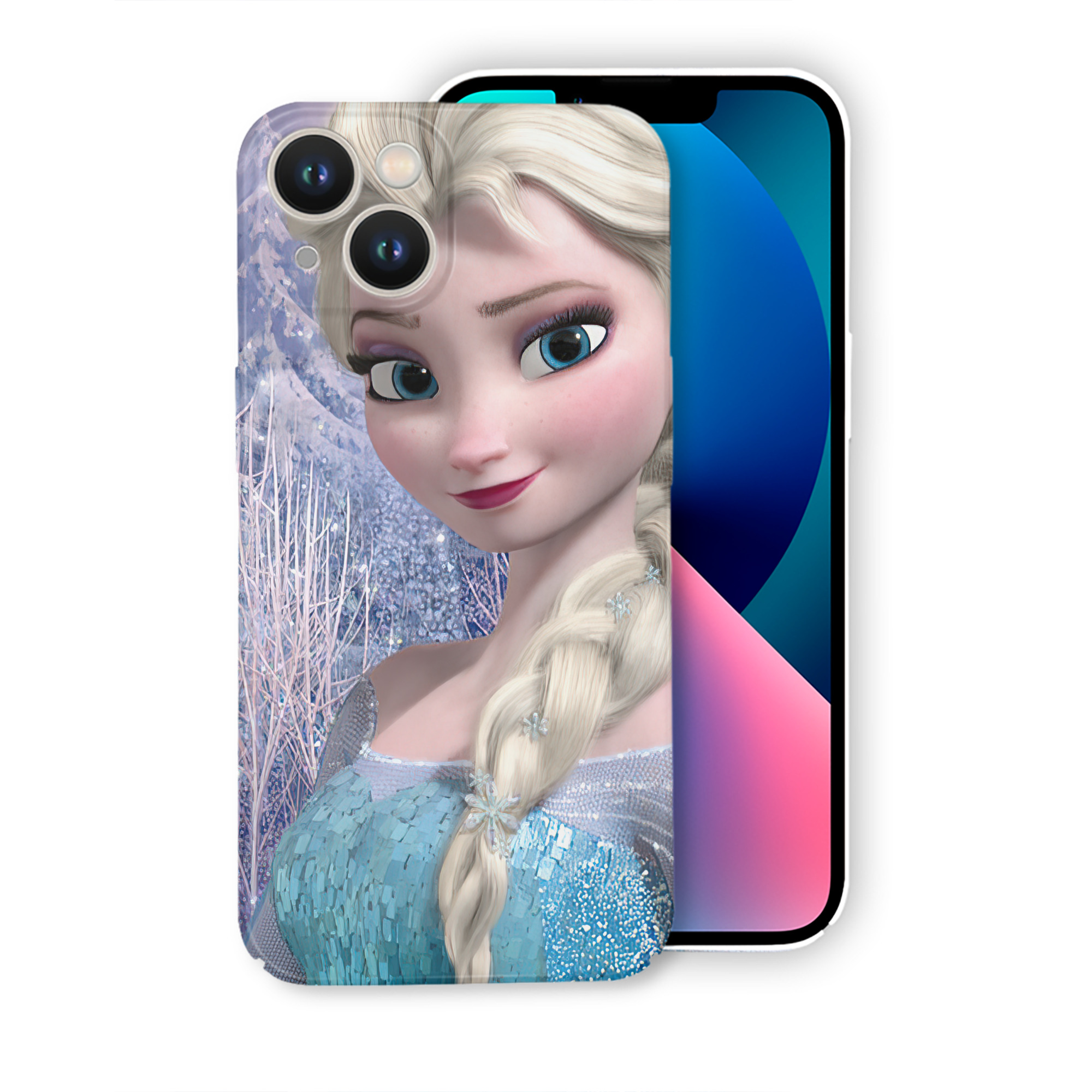 （画像用） アナと雪の女王 アンナ エルサ Frozen Anna Elsa 【iPhone 14シリーズ対応】ハードケース