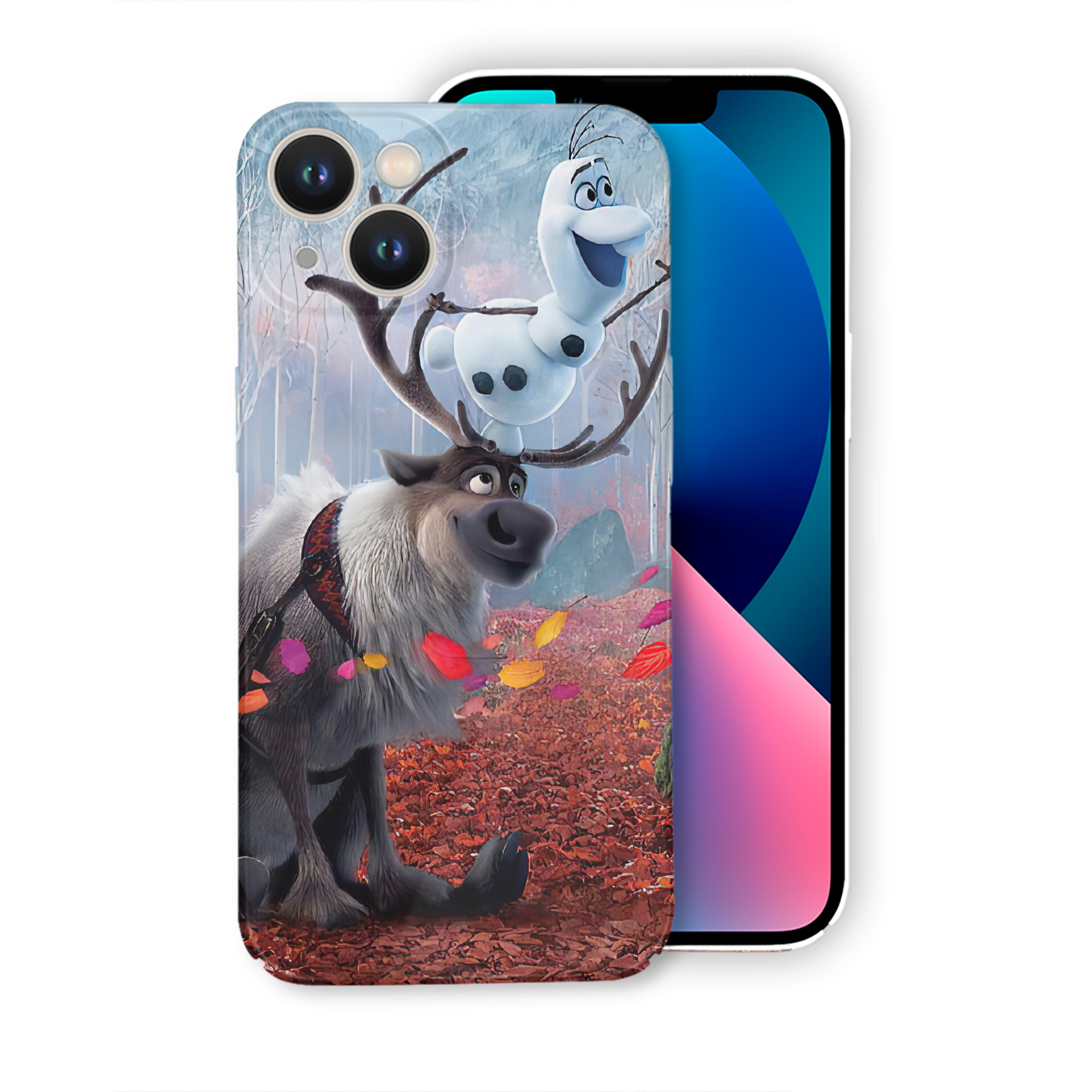 （画像用） アナと雪の女王 アンナ エルサ Frozen Anna Elsa 【iPhone 14シリーズ対応】ハードケース