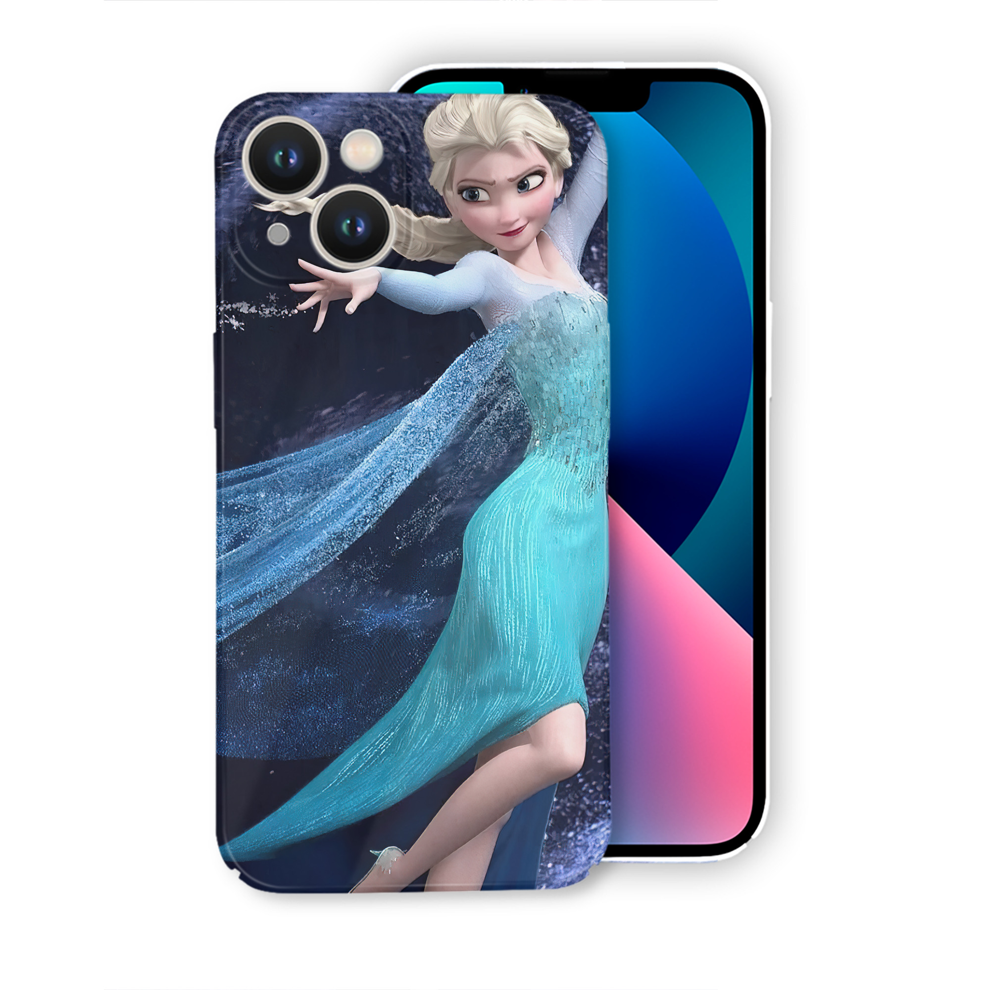 （画像用） アナと雪の女王 アンナ エルサ Frozen Anna Elsa 【iPhone 14シリーズ対応】ハードケース