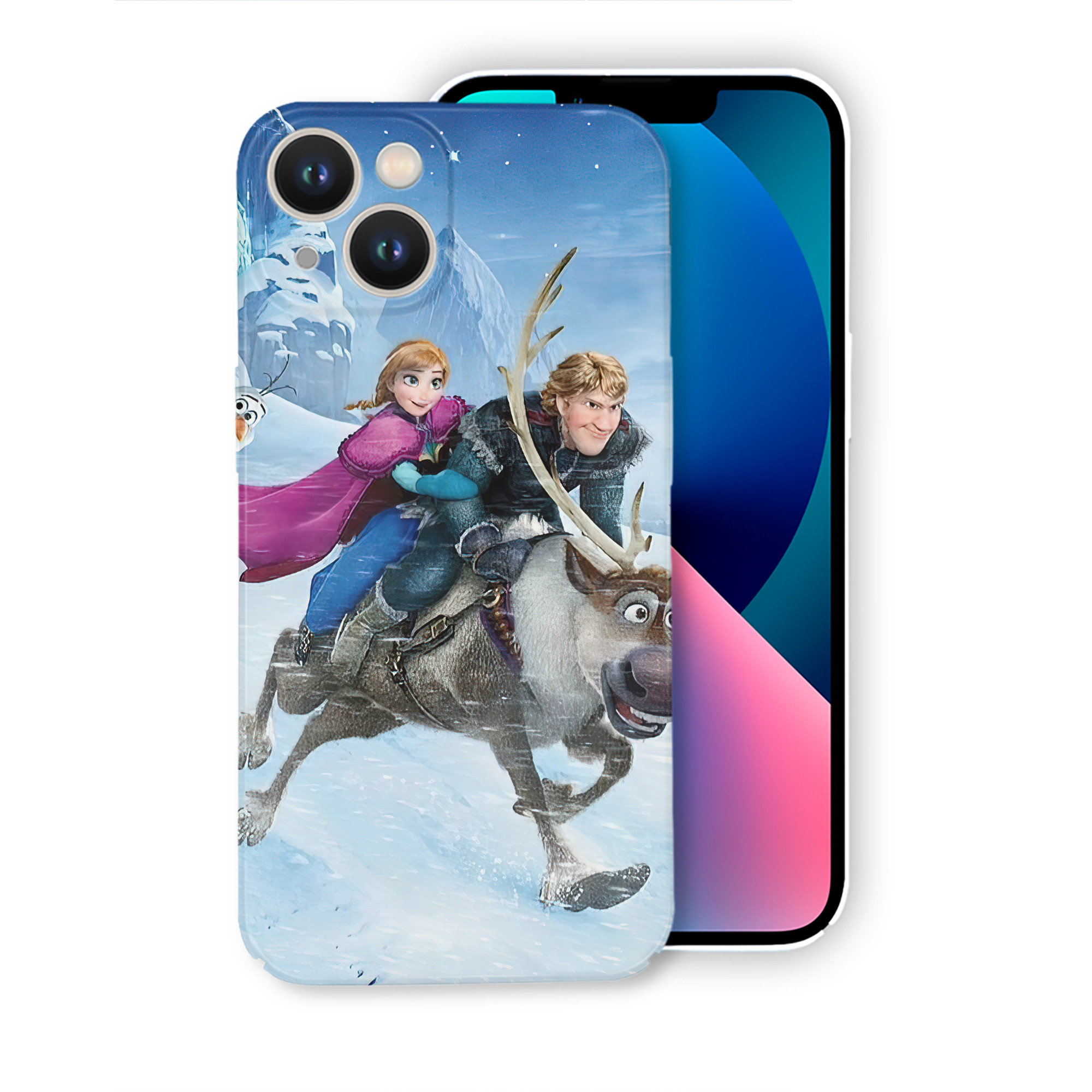 （画像用） アナと雪の女王 アンナ エルサ Frozen Anna Elsa 【iPhone 14シリーズ対応】ハードケース