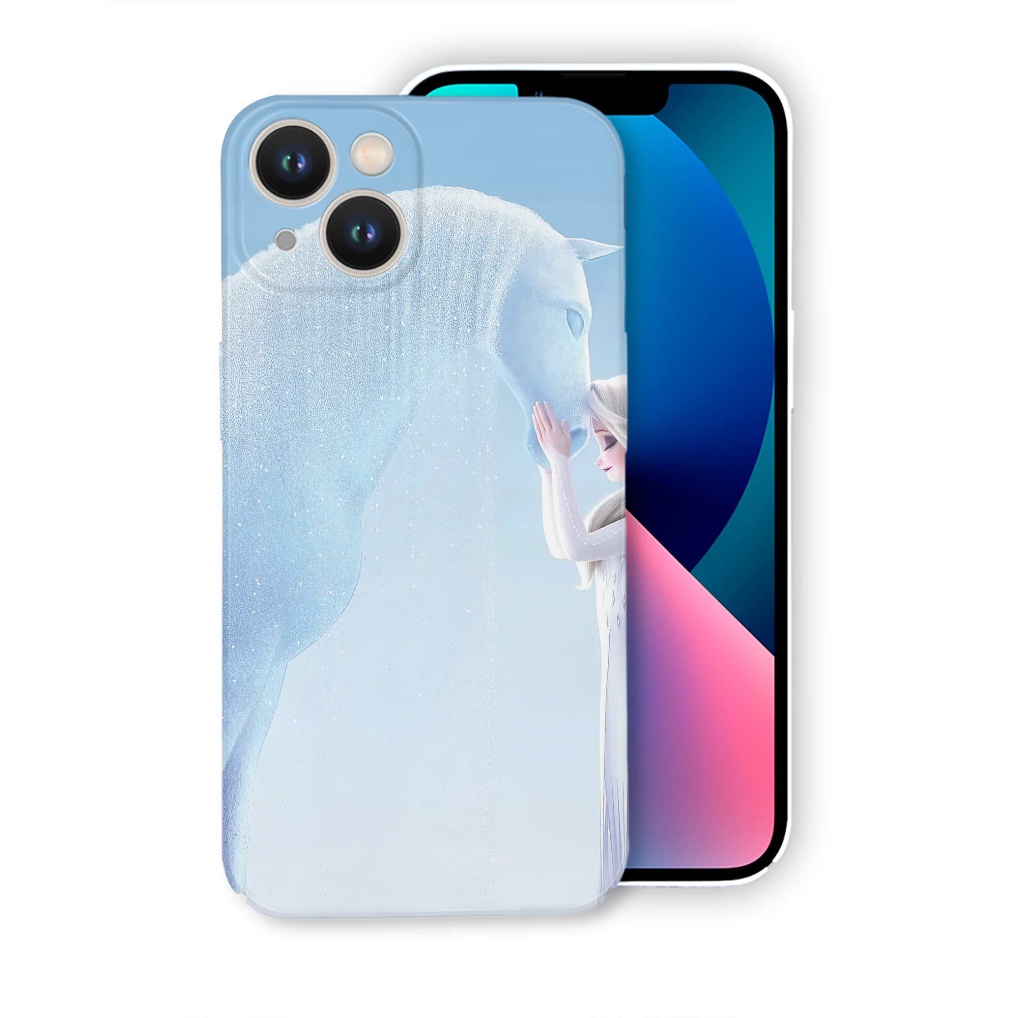 （画像用） アナと雪の女王 アンナ エルサ Frozen Anna Elsa 【iPhone 14シリーズ対応】ハードケース