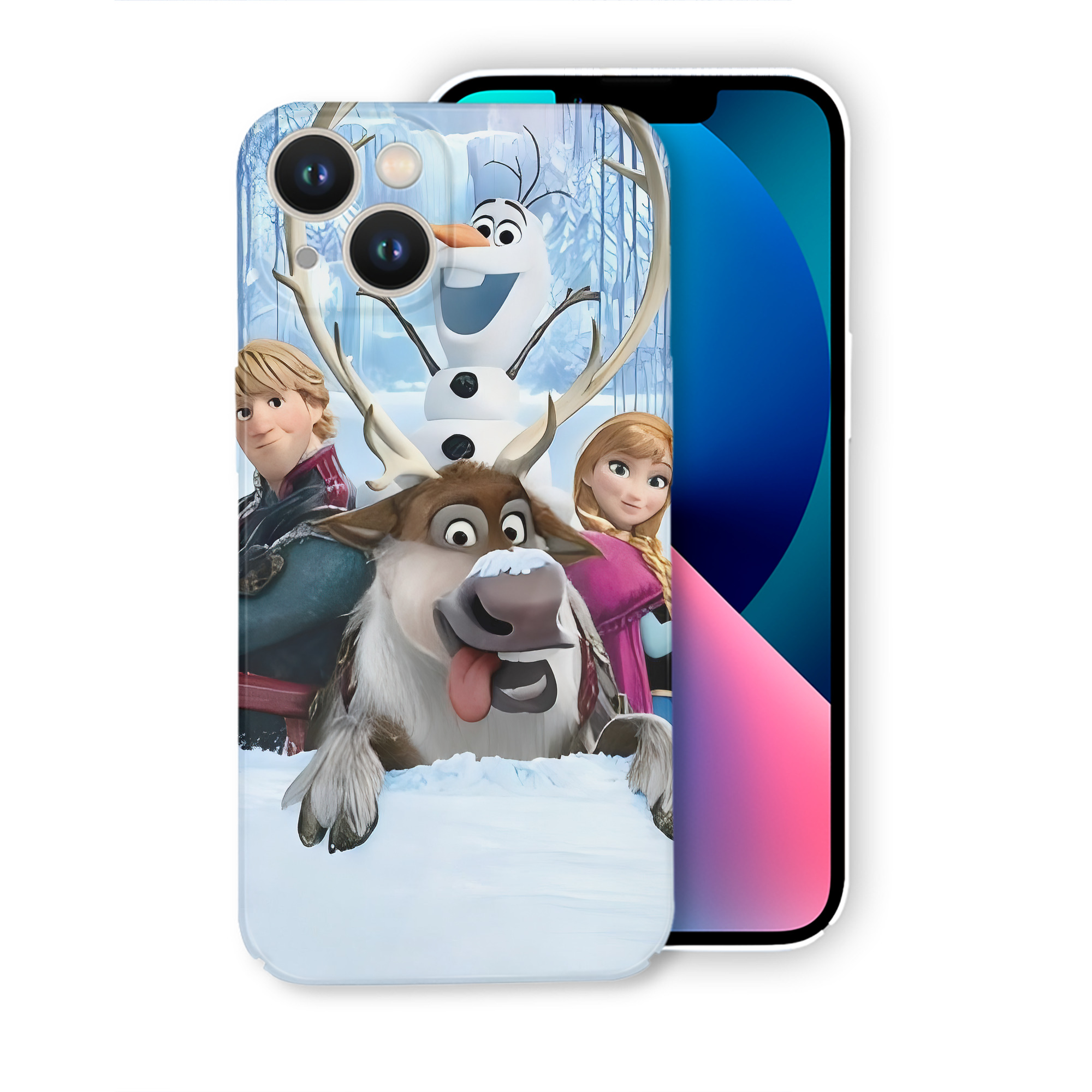 （画像用） アナと雪の女王 アンナ エルサ Frozen Anna Elsa 【iPhone 14シリーズ対応】ハードケース