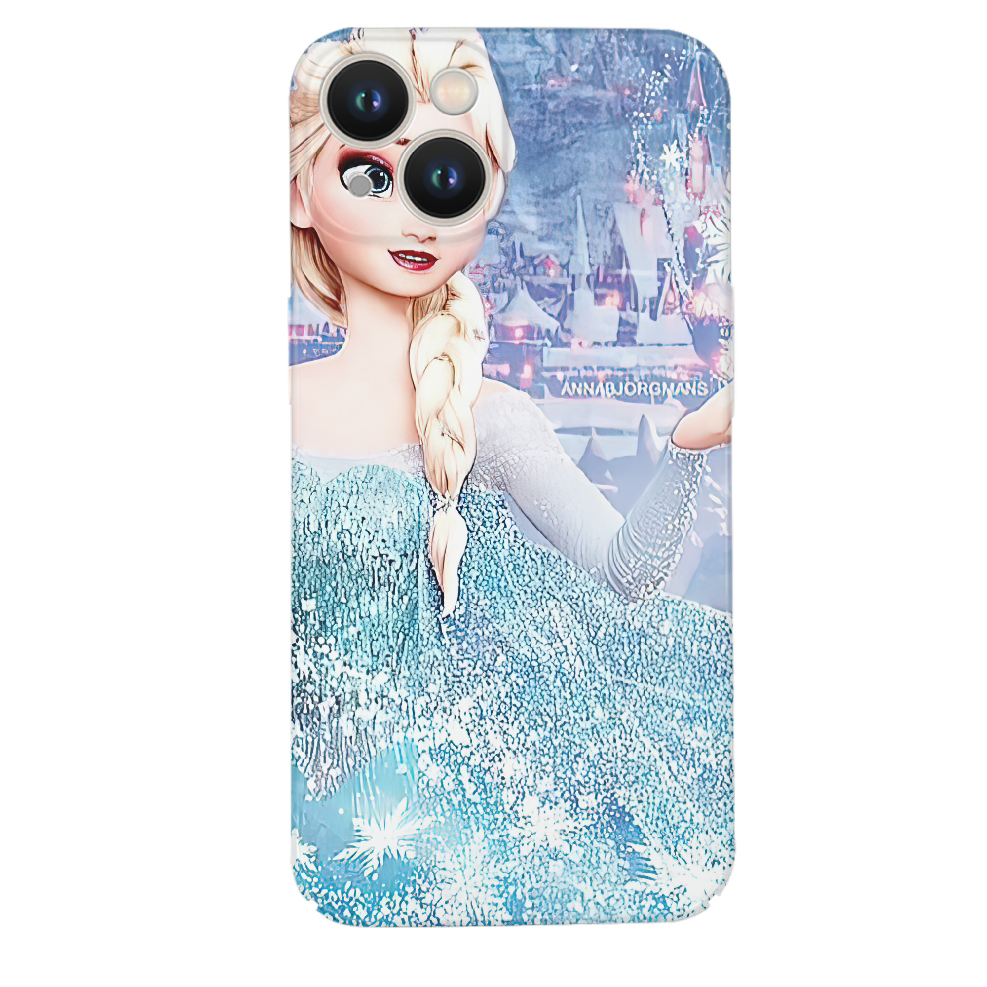 （画像用） アナと雪の女王 アンナ エルサ Frozen Anna Elsa 【iPhone 14シリーズ対応】ハードケース