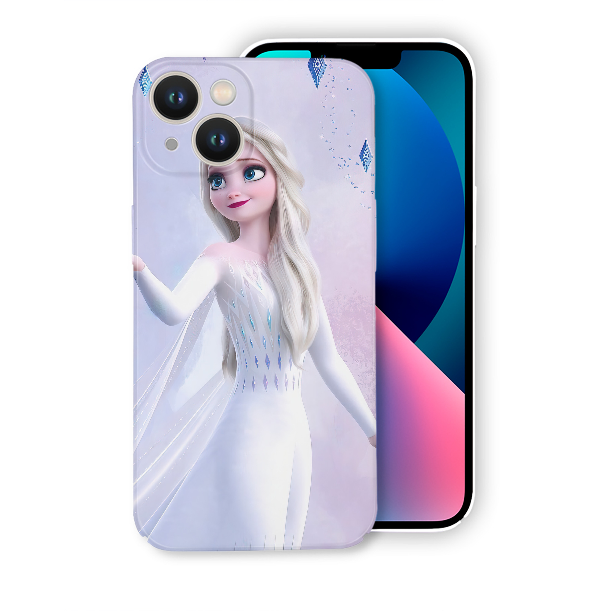 （画像用） アナと雪の女王 アンナ エルサ Frozen Anna Elsa 【iPhone 14シリーズ対応】ハードケース