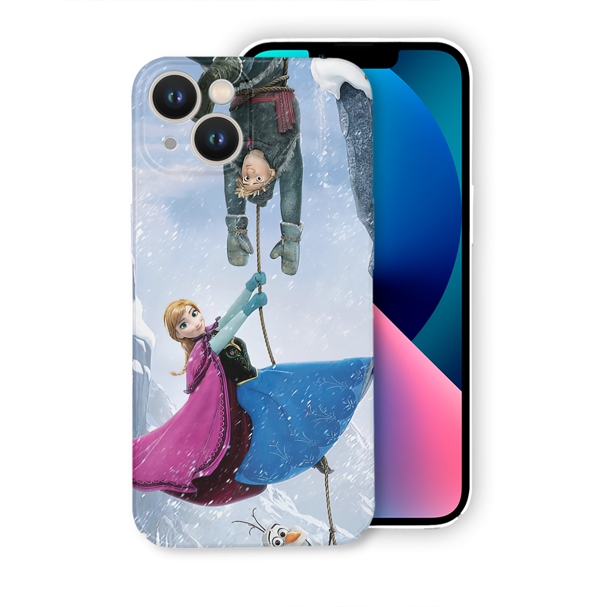 （画像用） アナと雪の女王 アンナ エルサ Frozen Anna Elsa 【iPhone 14シリーズ対応】ハードケース