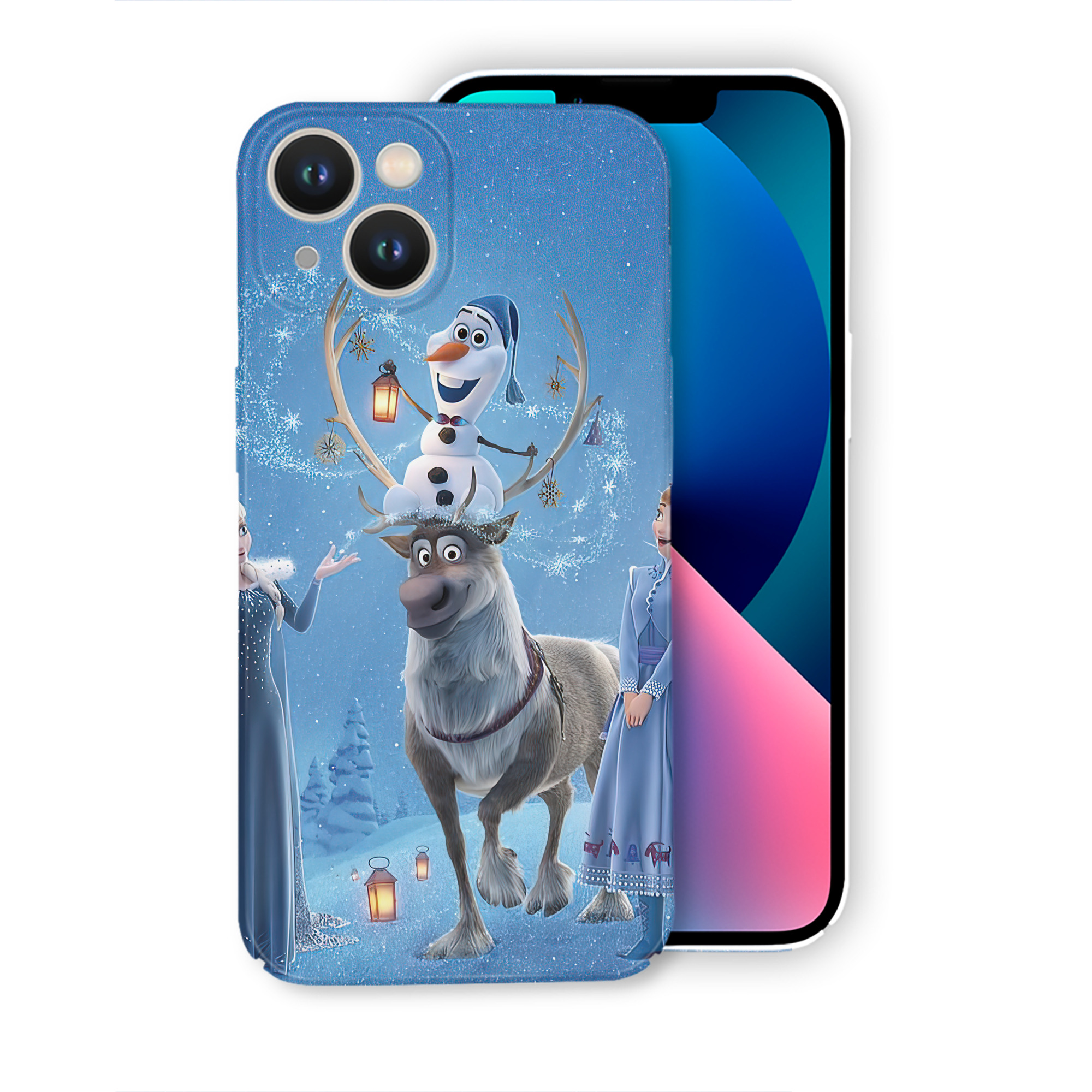 （画像用） アナと雪の女王 アンナ エルサ Frozen Anna Elsa 【iPhone 14シリーズ対応】ハードケース