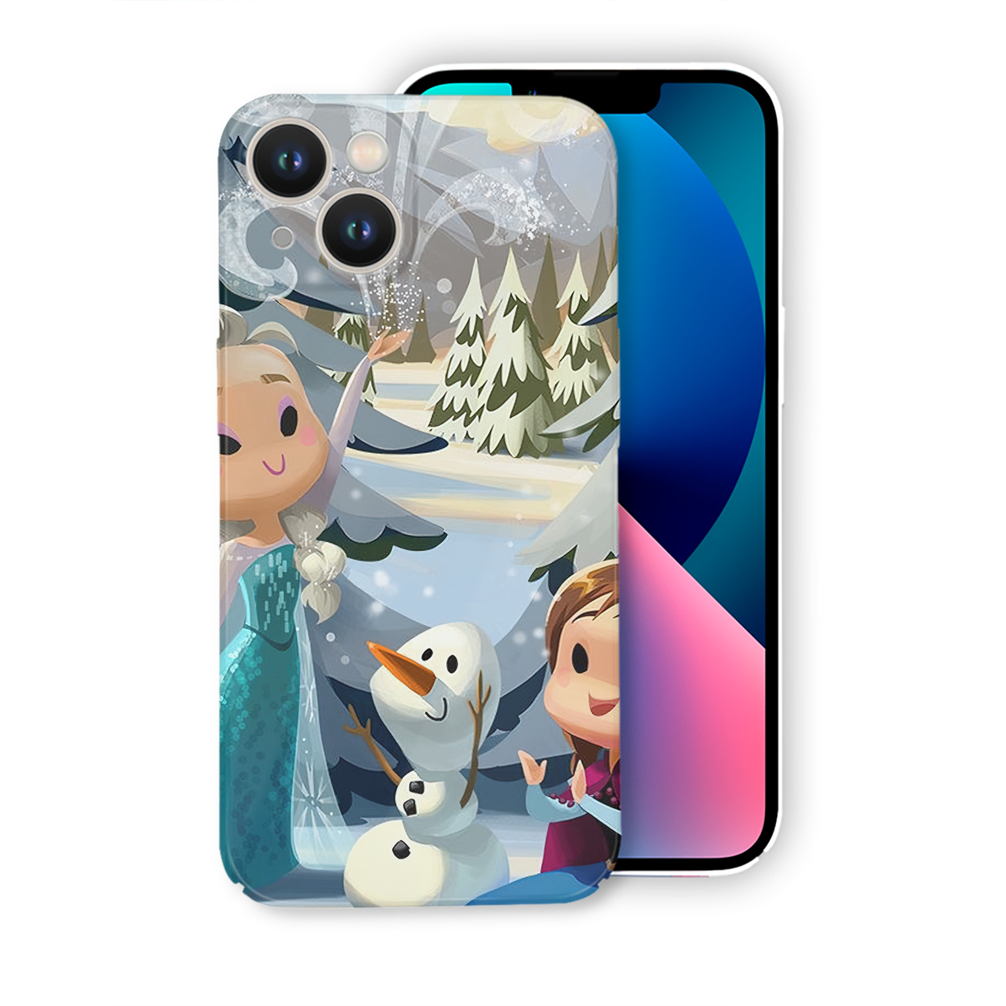 （画像用） アナと雪の女王 アンナ エルサ Frozen Anna Elsa 【iPhone 14シリーズ対応】ハードケース