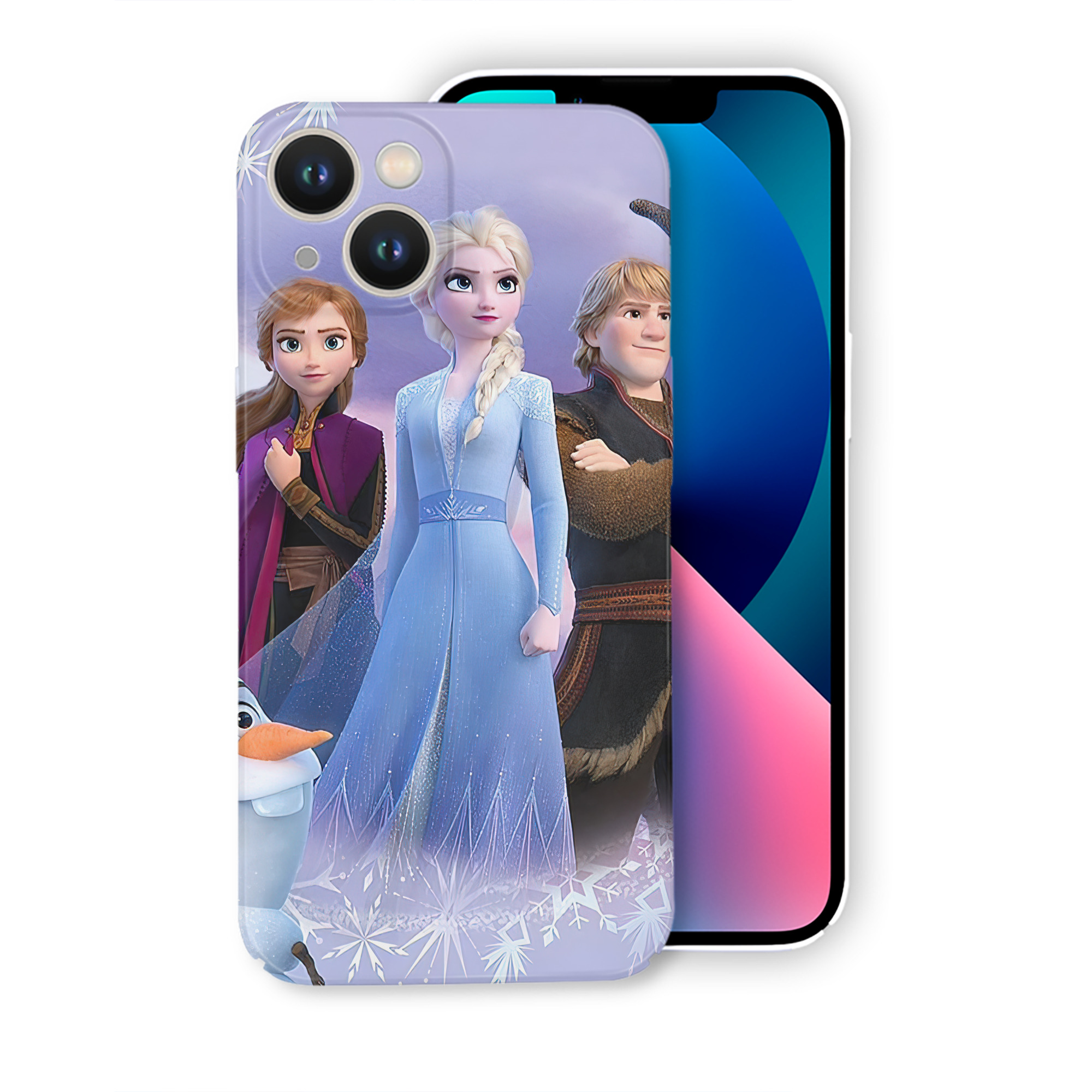 （画像用） アナと雪の女王 アンナ エルサ Frozen Anna Elsa 【iPhone 14シリーズ対応】ハードケース