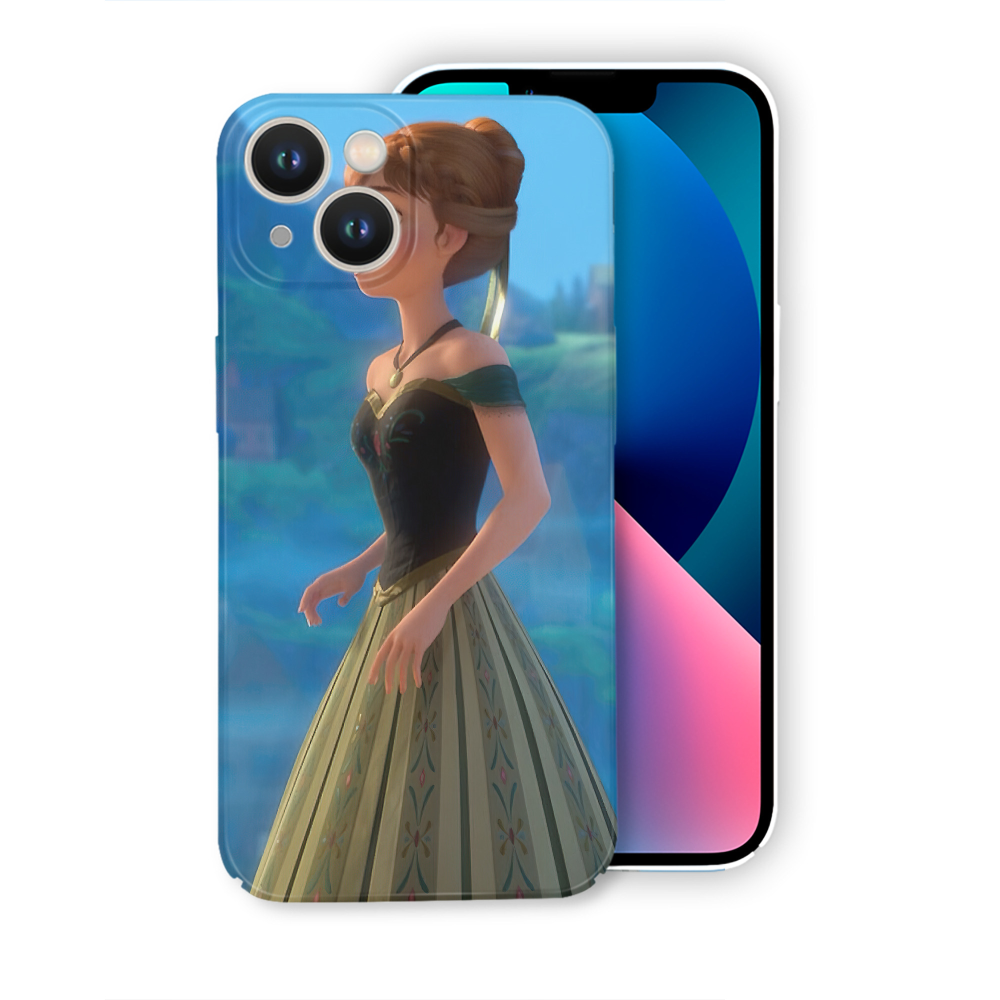 （画像用） アナと雪の女王 アンナ エルサ Frozen Anna Elsa 【iPhone 14シリーズ対応】ハードケース