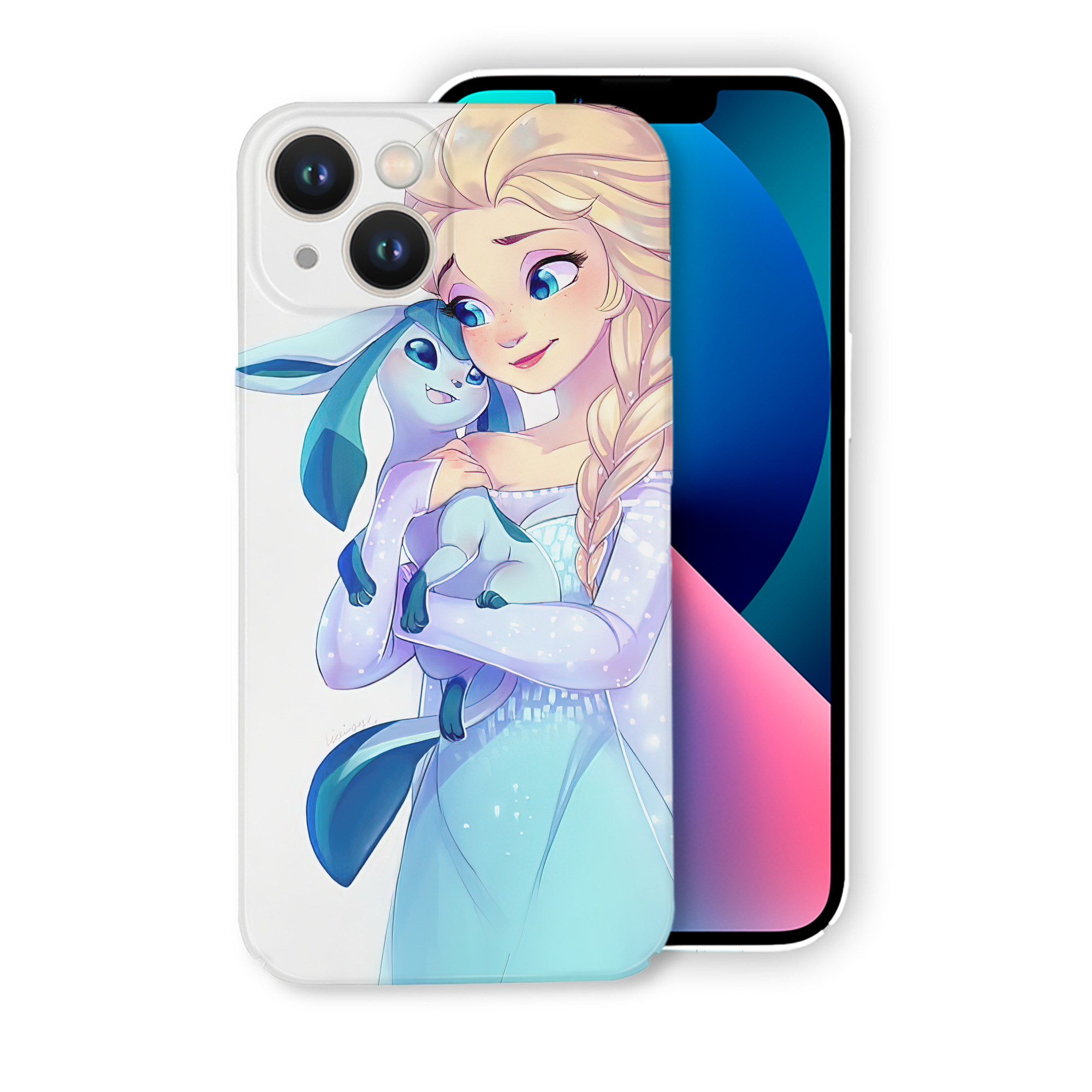 （画像用） アナと雪の女王 アンナ エルサ Frozen Anna Elsa 【iPhone 14シリーズ対応】ハードケース
