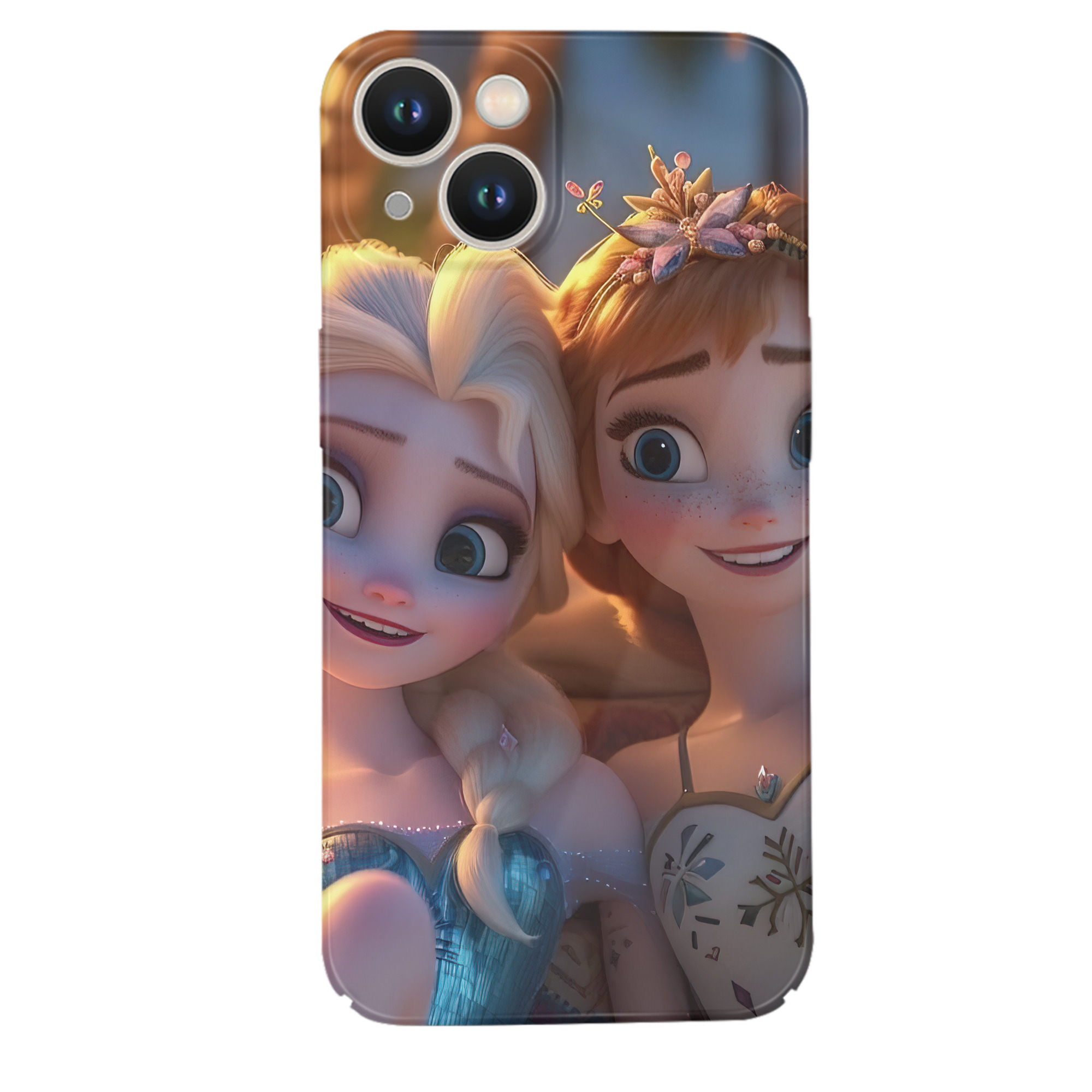 （画像用） アナと雪の女王 アンナ エルサ Frozen Anna Elsa 【iPhone 14シリーズ対応】ハードケース