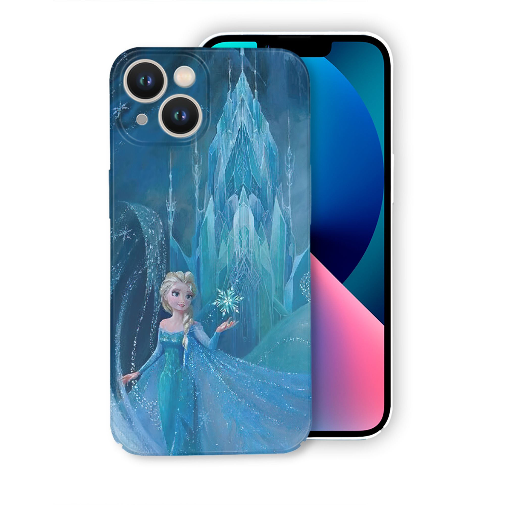 （画像用） アナと雪の女王 アンナ エルサ Frozen Anna Elsa 【iPhone 14シリーズ対応】ハードケース